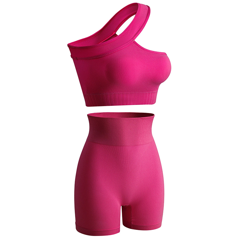 Women's Underwear Sports Fitness Shockproof Off-shoulder Suit Set - enhanced image 6