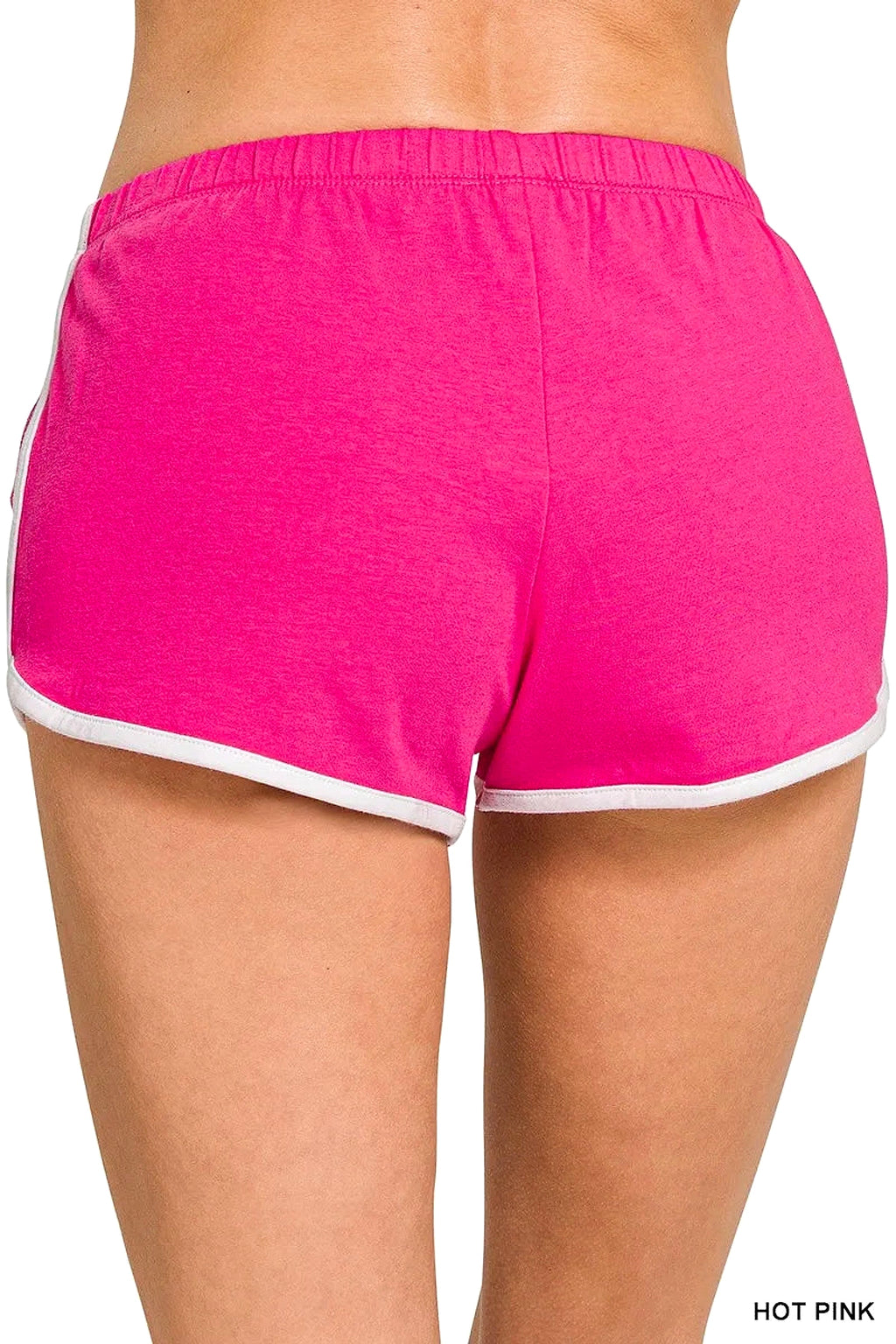 Zenana Elastic Waistband Dolphin Shorts - enhanced image 6