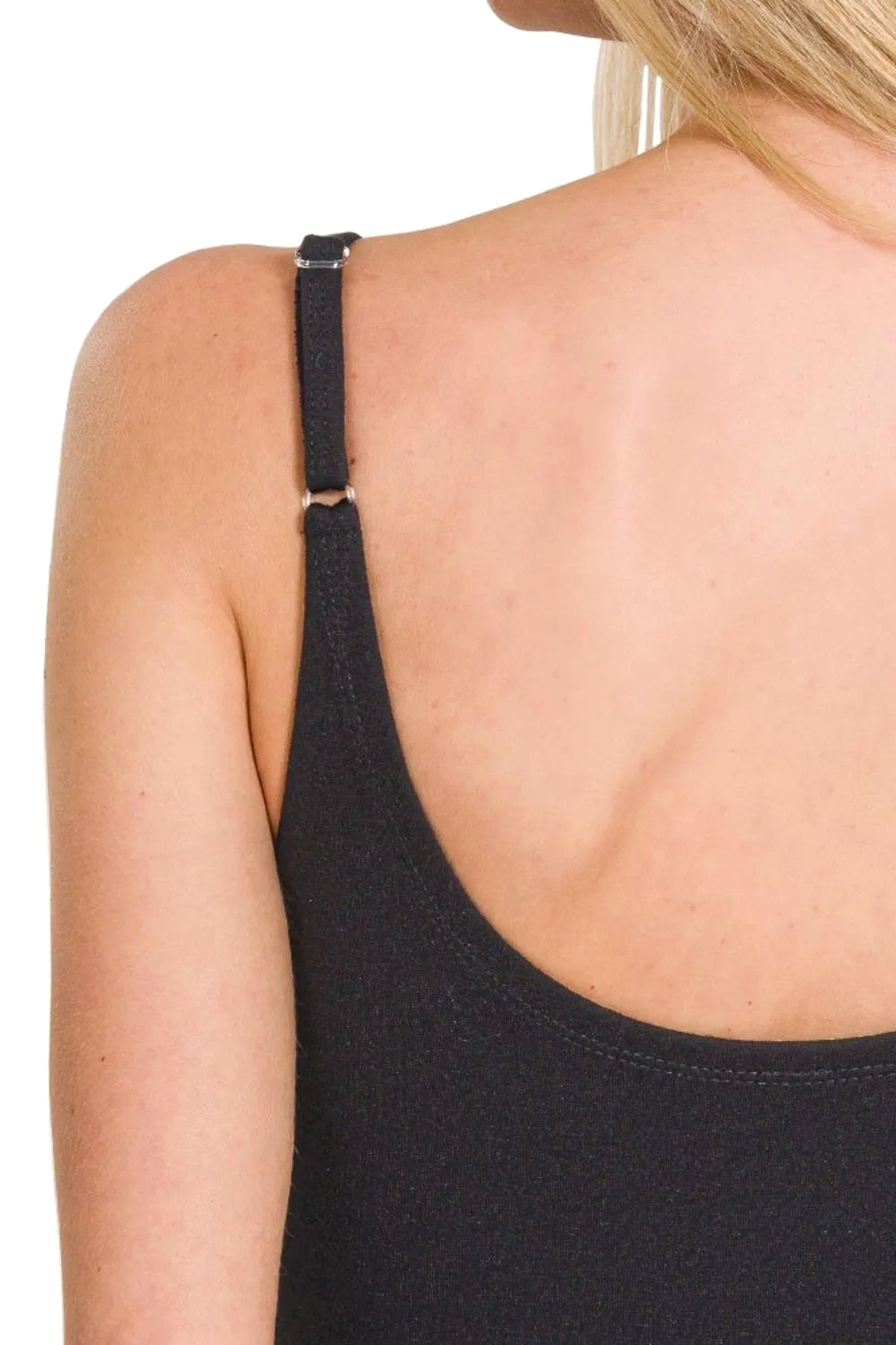 Zenana Ponte Spaghetti Strap Bodycon Mini Dress - enhanced image 6