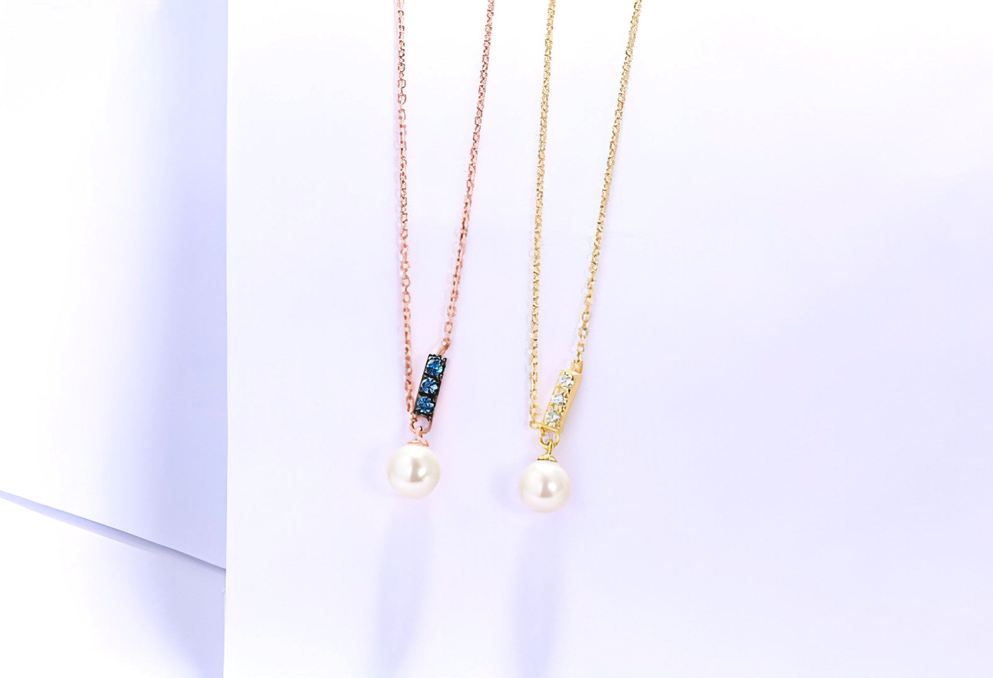 14K Rose Gold Jewelry New Korean Pearl Necklace Pendant all-match gold custom simple and elegant fashion wholesale - enhanced image 7