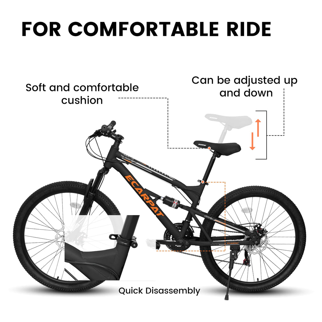 TrailMate™ – 26" Steel Frame MTB (21-Speed, Blue) - enhanced image 7