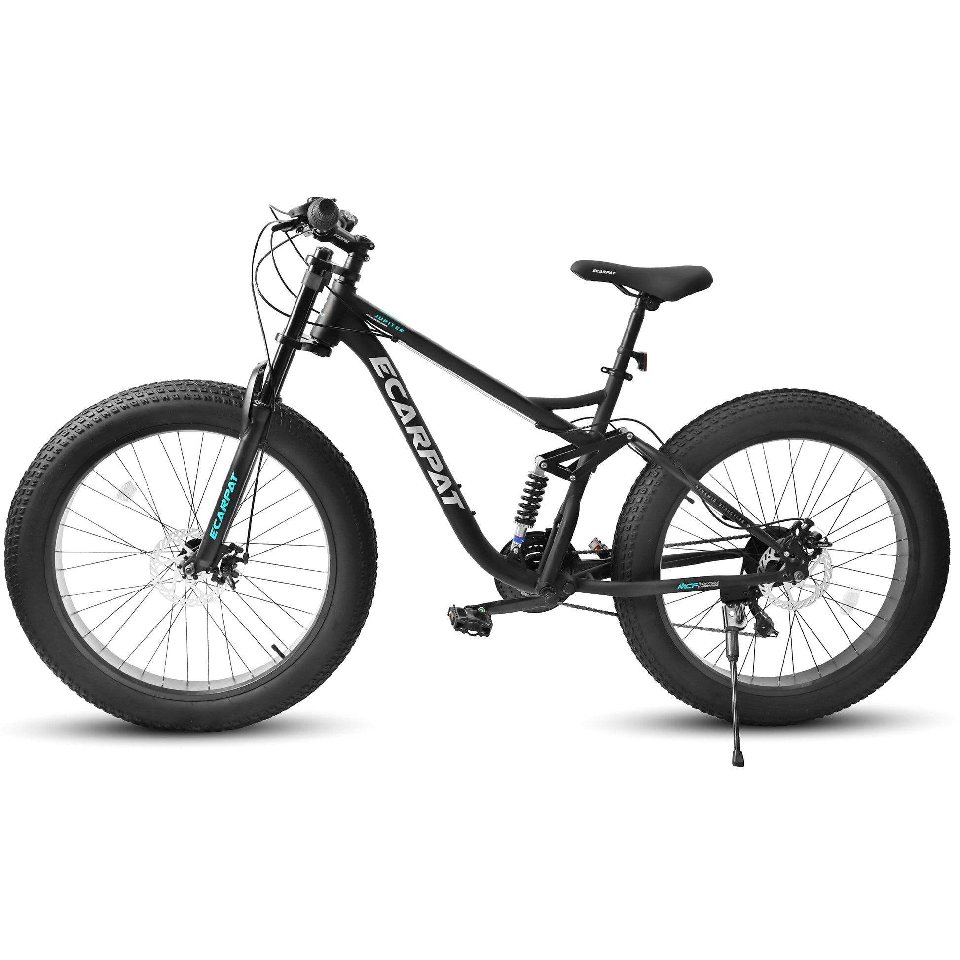 Ruffryde Ecarpat™ – 26" Full Suspension MTB (21-Speed, Dual Disc, Black) - enhanced image 7