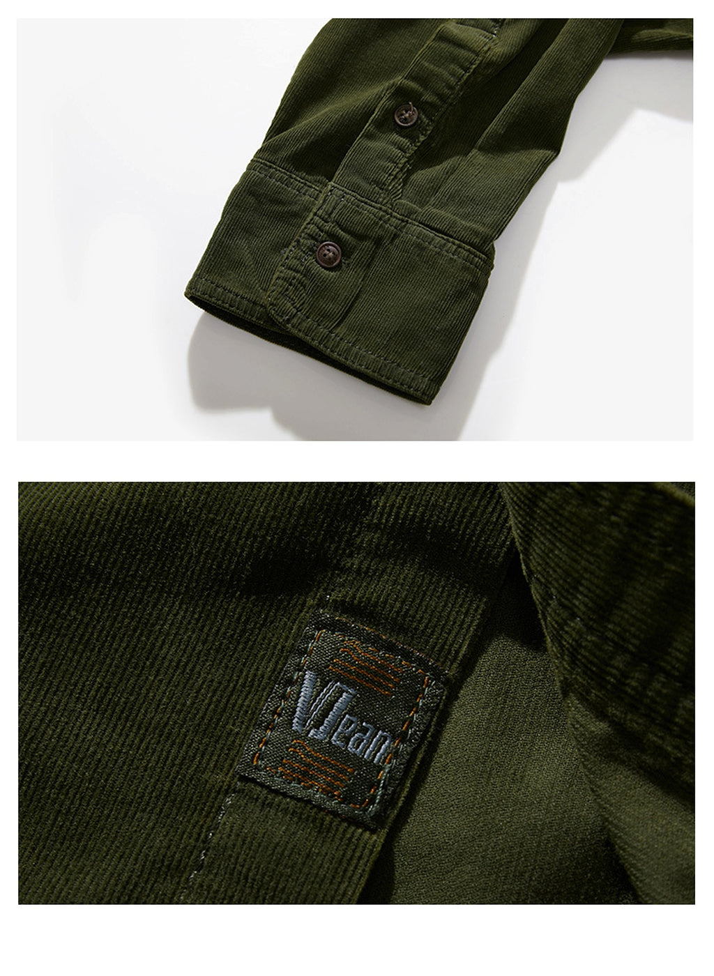 American Plus Size Workwear Outdoor Sports Cotton Long Sleeve DressShirt Men - enhanced image 7
