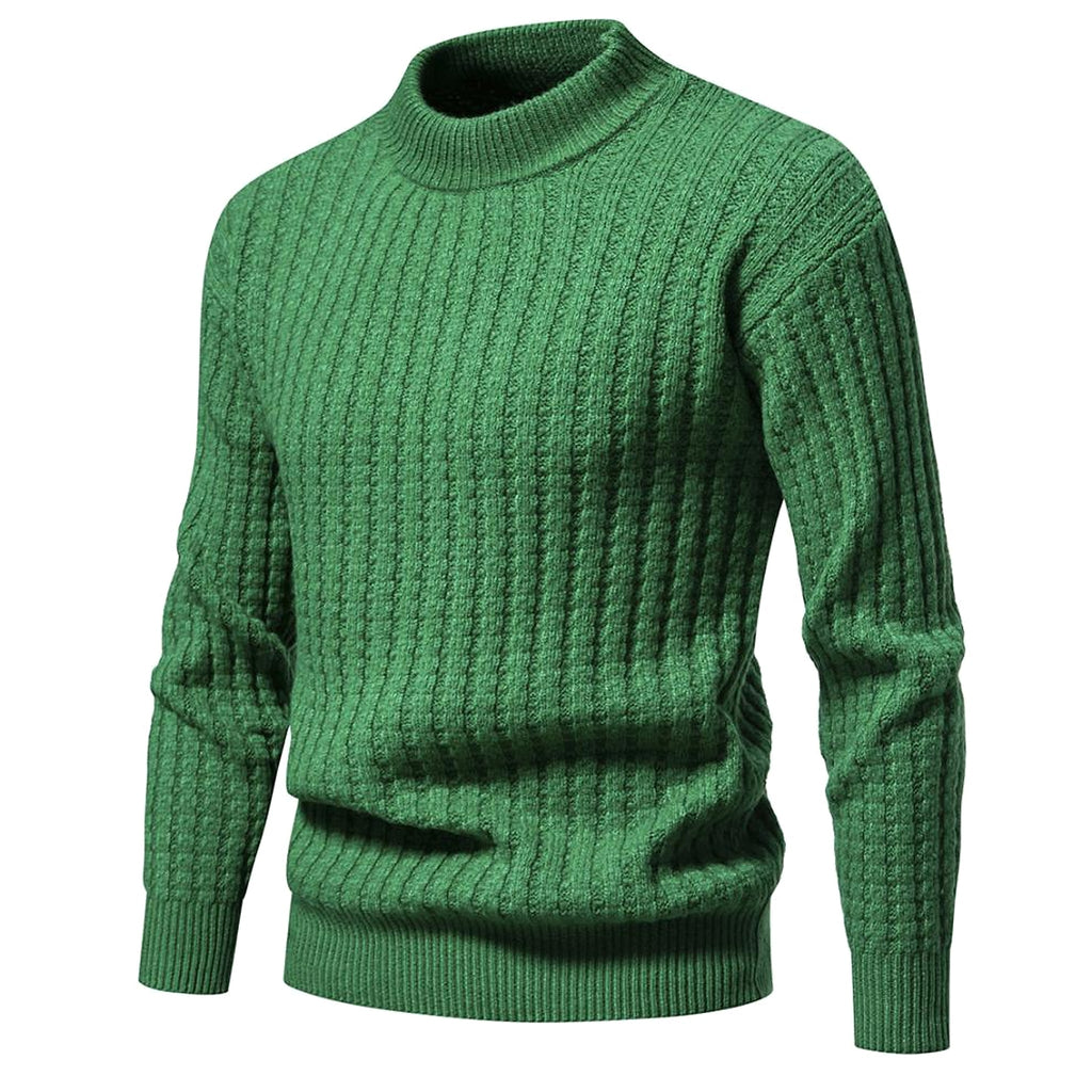 A.1. Autumn Men's Knitwear Solid Color Round Neck Fashion Sweater - enhanced image 7