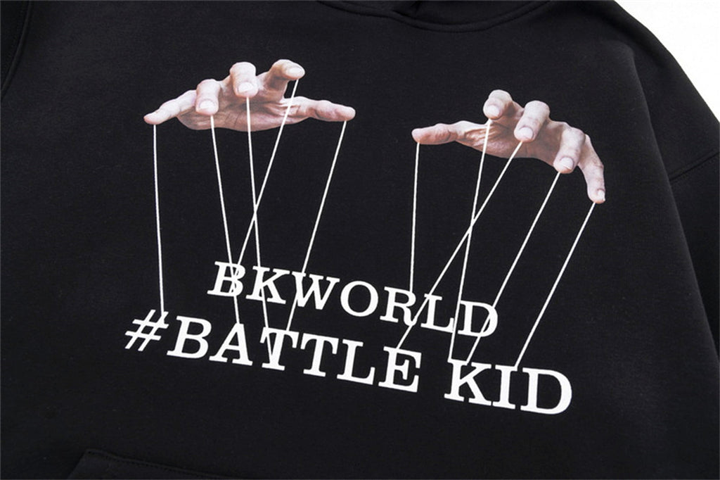 BATTLEKID - Padded Hooded Sweatshirt Sweater Men - enhanced image 7