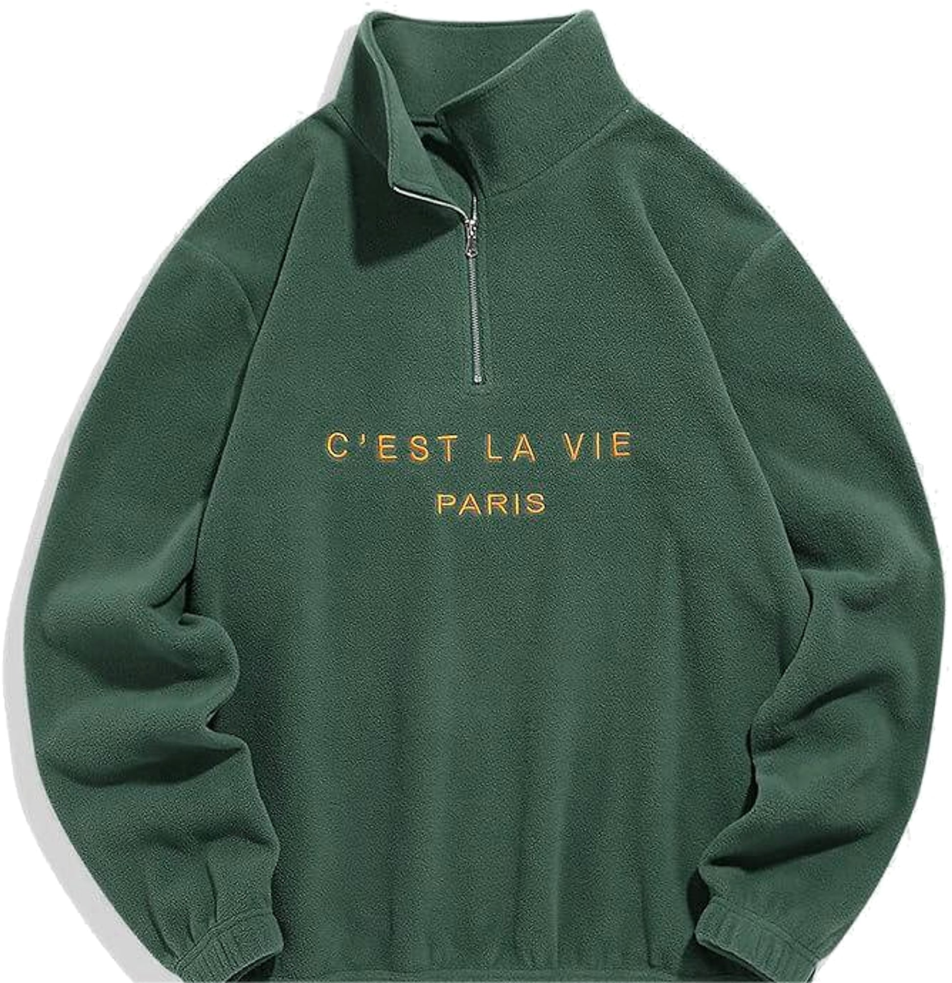 California Loose Zipper Coat Sweater - enhanced image 7
