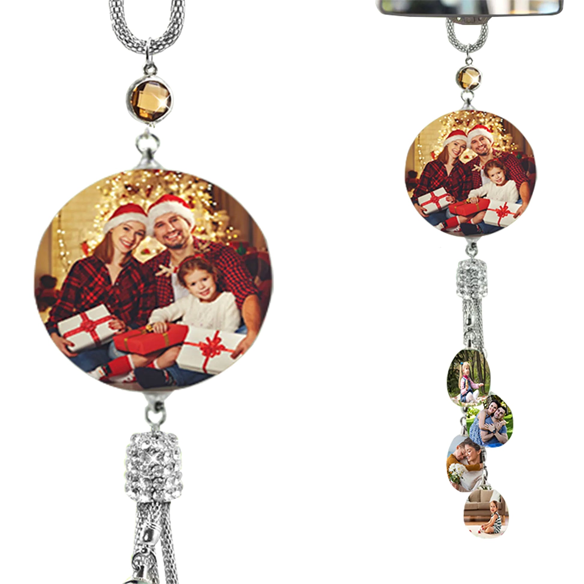 Car Pendant Photo Creative Rearview Mirror Crystal - enhanced image 7
