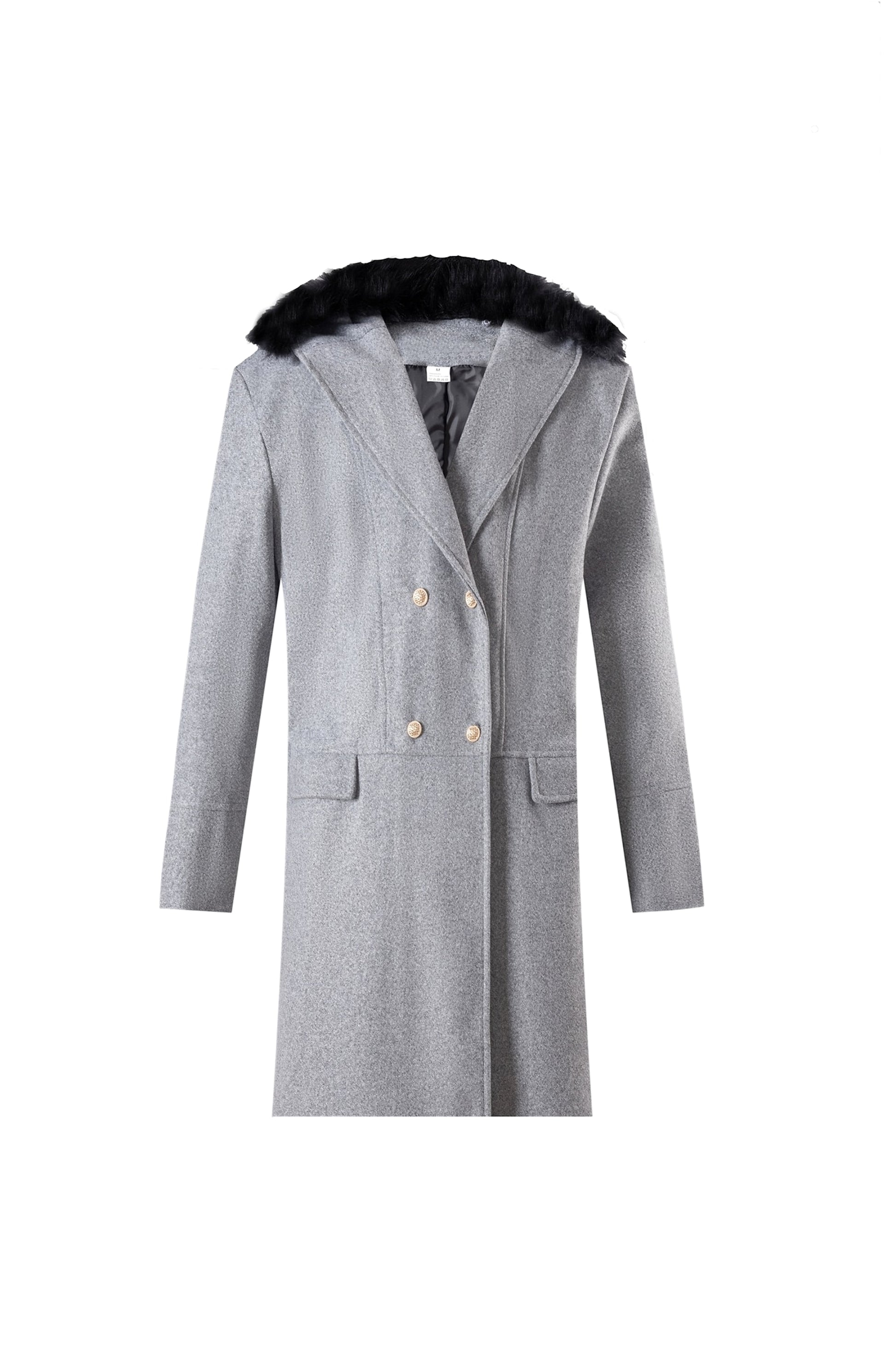 Casual Woolen Men's Trench Coat Men - enhanced image 7