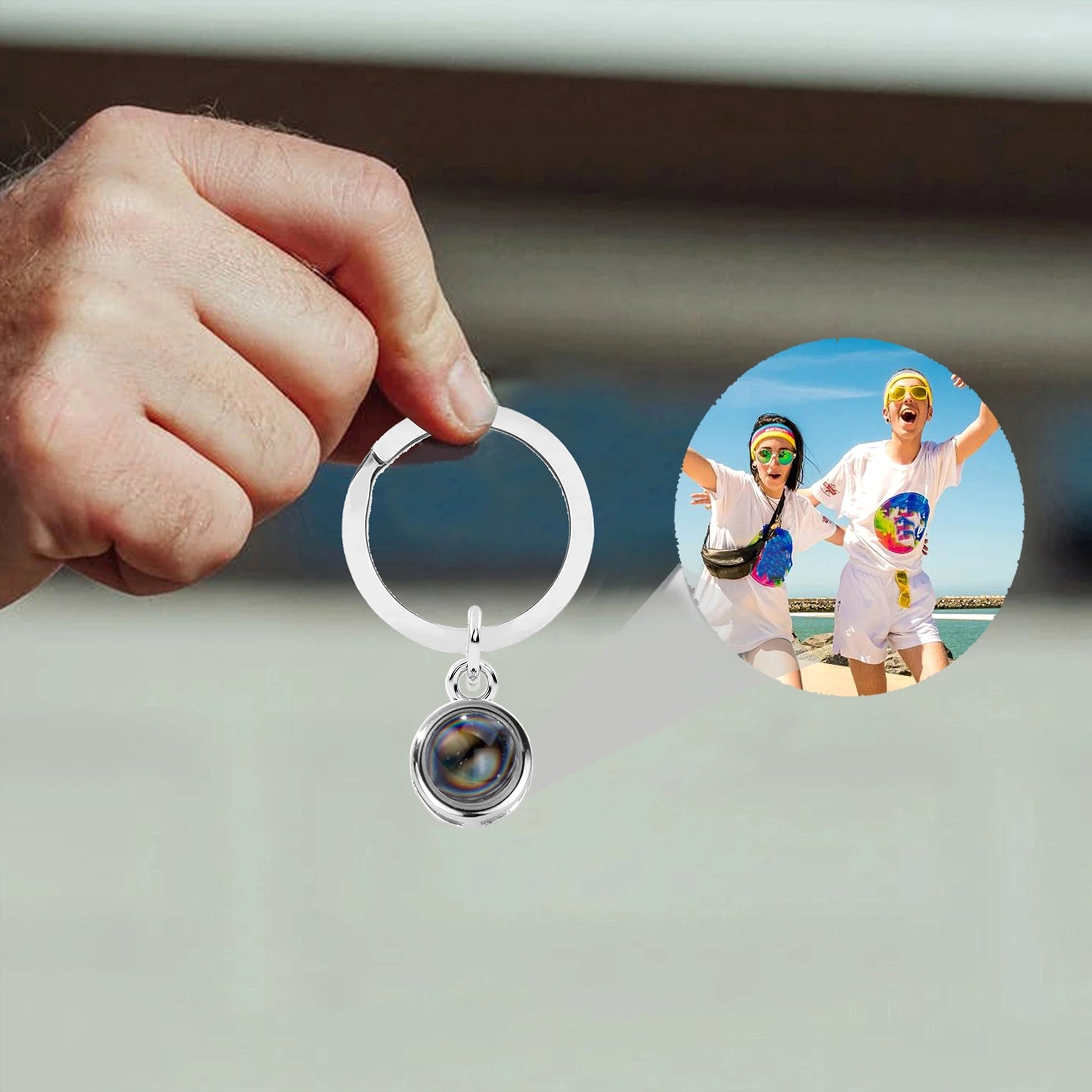 100 Languages ‘I Love You’ Projection Keychain – A Timeless Romantic Gift - enhanced image 7