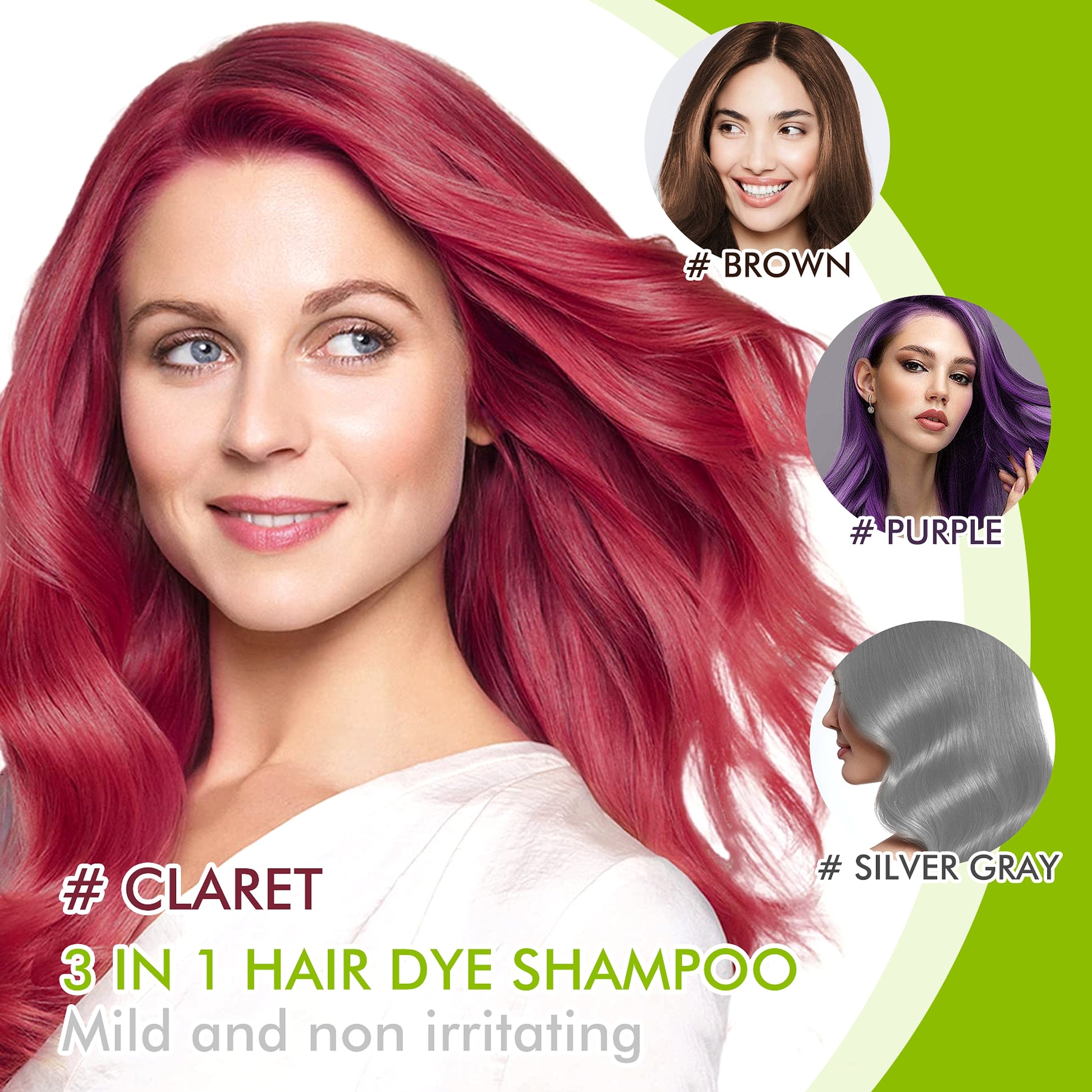 CLARET™ Hair Dye Shampoo – Color & Care in One Step - enhanced image 7