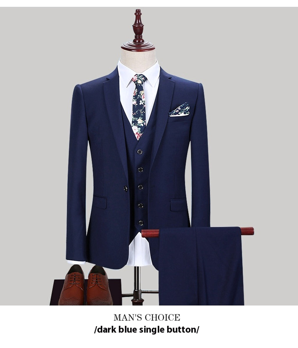 Veridien™ – Korean Slim Fit 3-Piece Suit - enhanced image 7