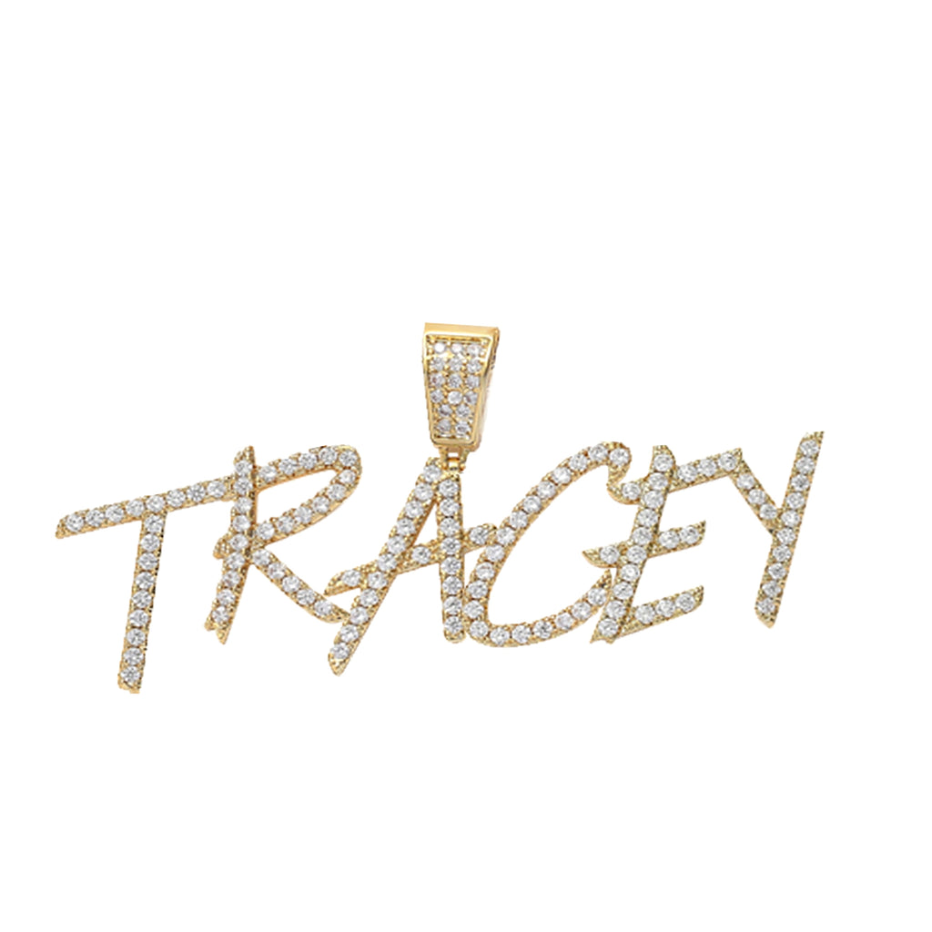 Personalized Flower Letter Pendant – Elegant Custom Jewelry for a Unique Touch - enhanced image 7