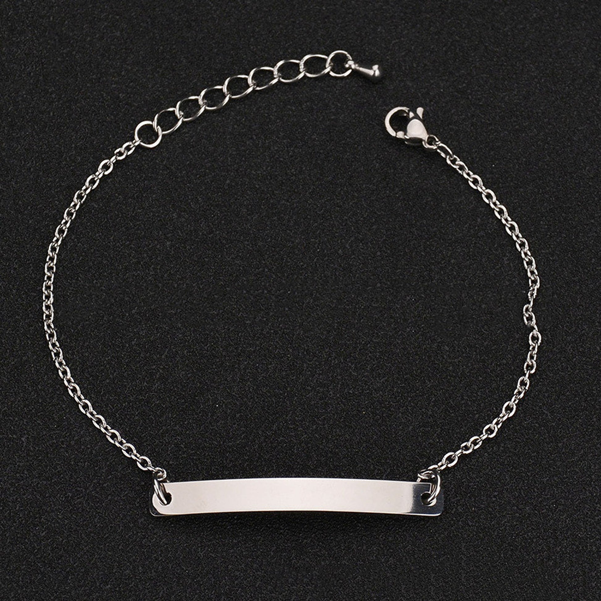 English Name Bracelet Personalized Titanium Steel Handwear - enhanced image 7