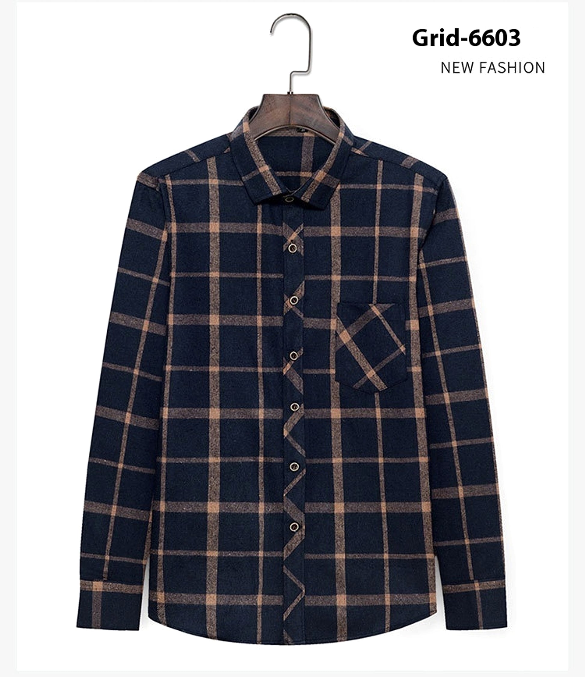 Fashionable All-matching DressShirt Men's Clothing - enhanced image 7