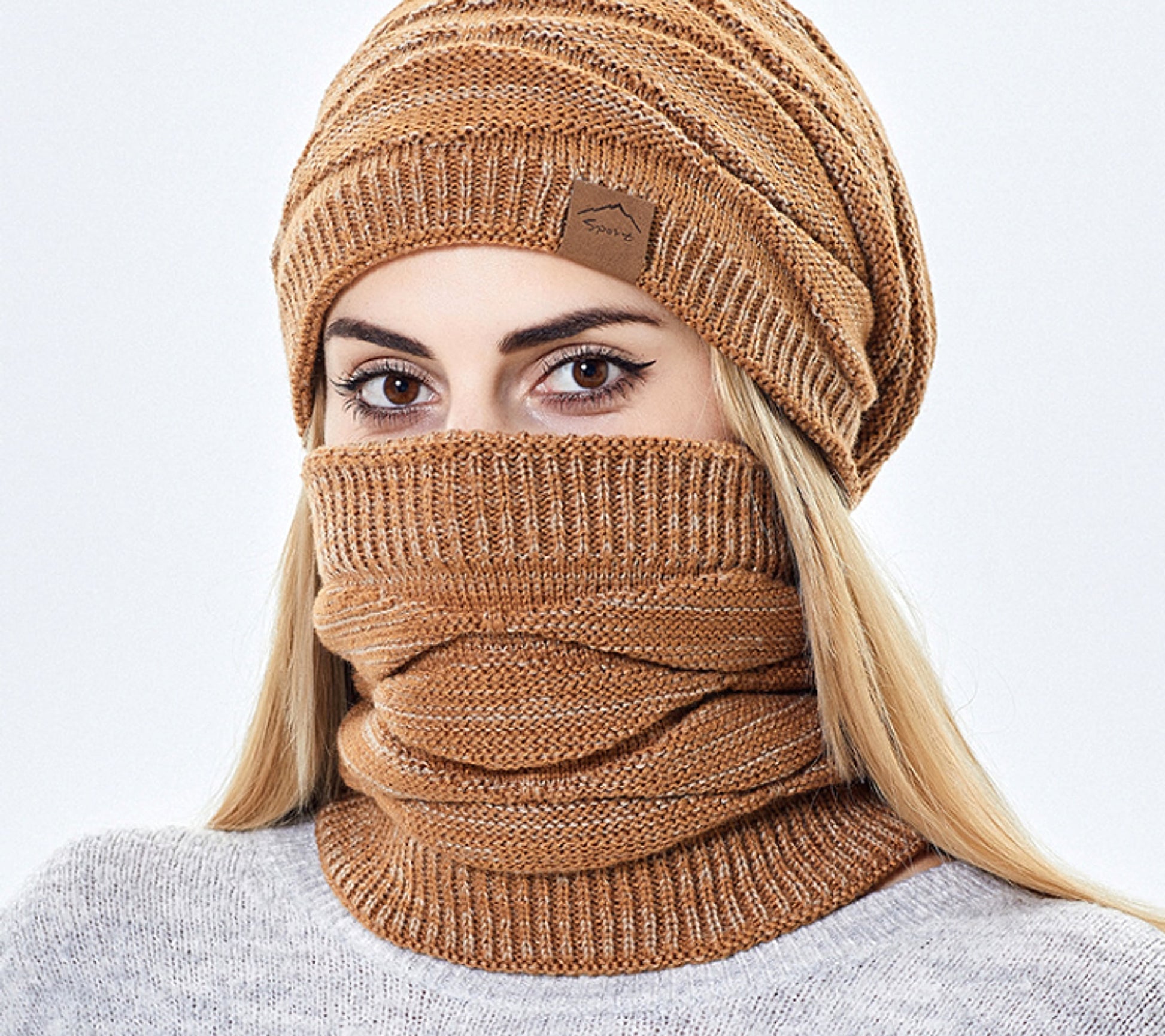 Fashionable Temperament Warm And Explosive Style Knitted Wool Ladies New Hedging Hat - enhanced image 7