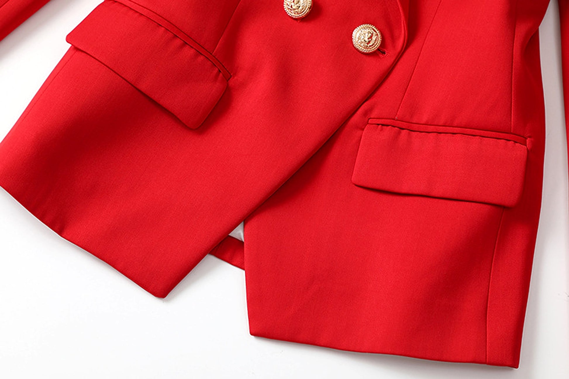 LUXE_EDIT™ – Royal Red Blazer (Princess Diana Tribute Edition) - enhanced image 7