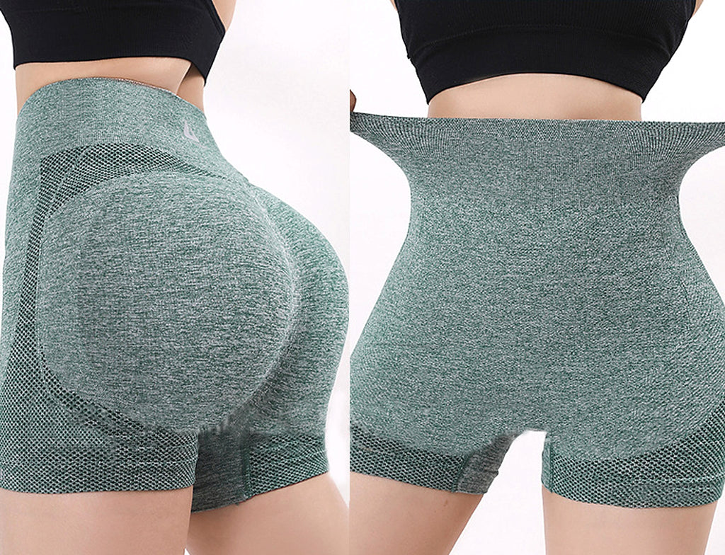 Fitness Yoga Shorts Pants Butt Lifting Seamless Leggings Women Gym - enhanced image 7