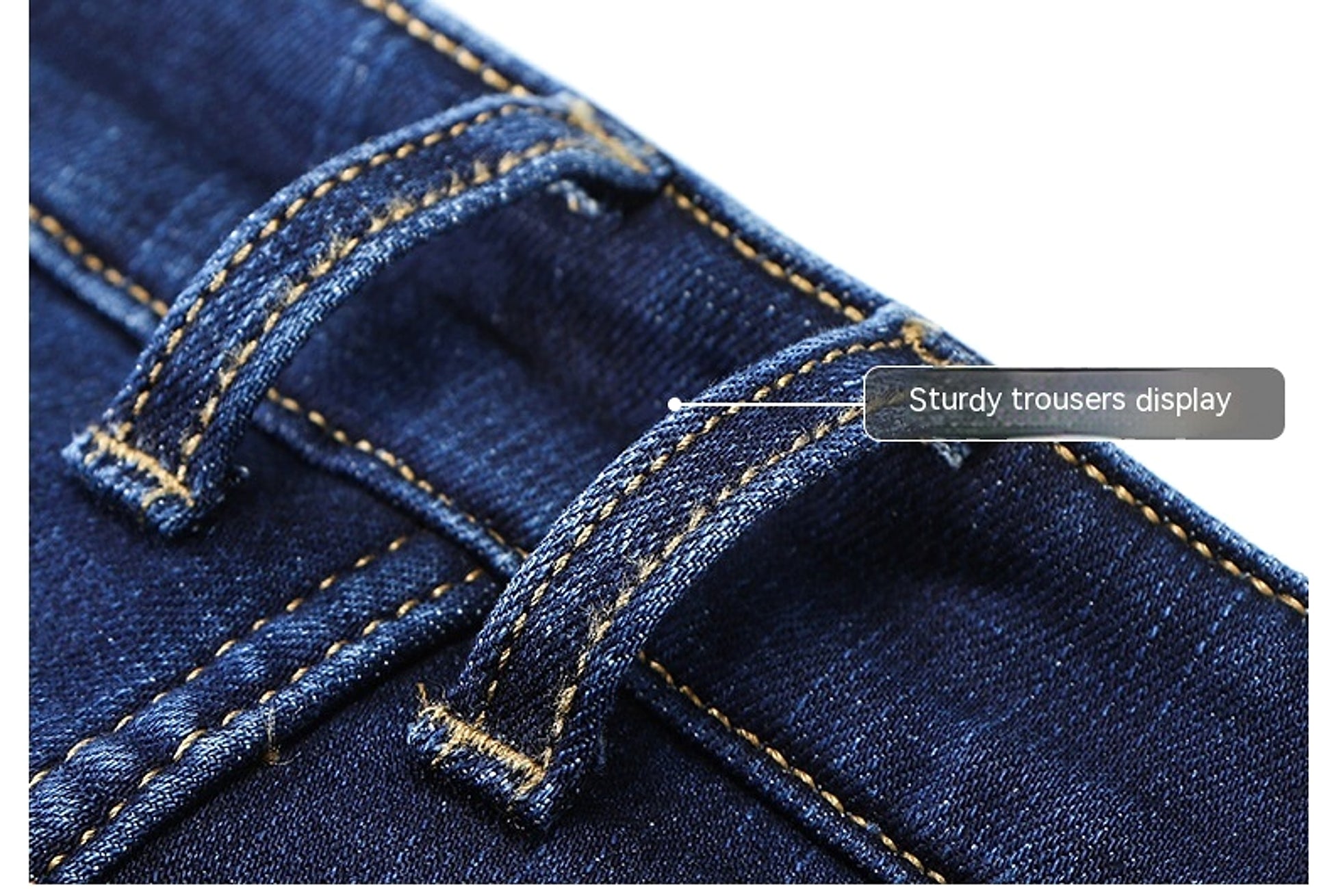 Fleece Lined Padded Warm Keeping Straight Jeans - enhanced image 7