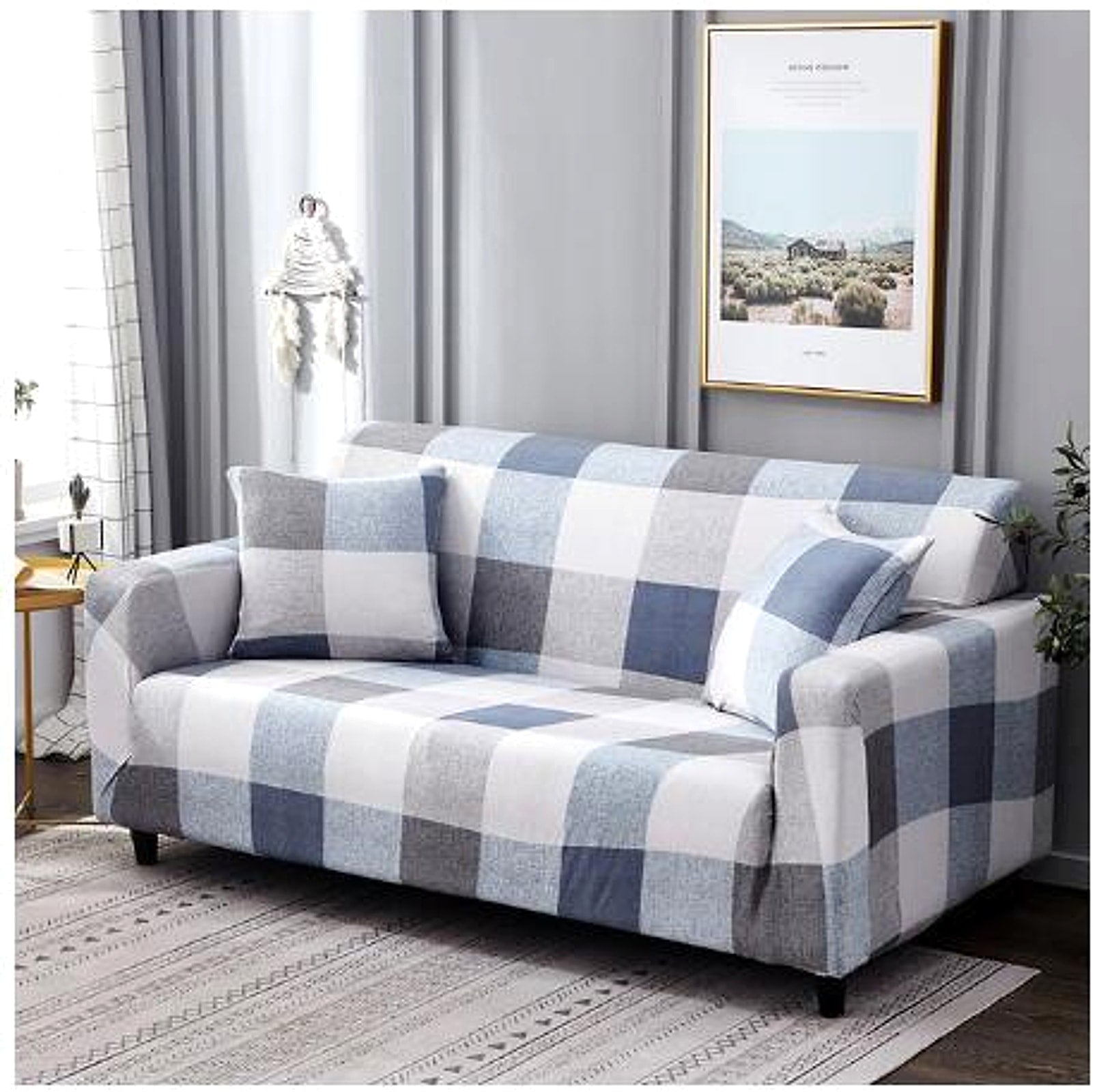 FlexiCover™ – Universal Elastic Sofa Slipcover - enhanced image 7