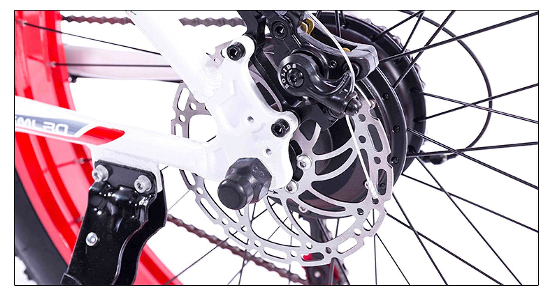Forever™ E-Glide Snow 26 – Electric Mountain Bike (21-Speed, 350W, Fat Tire) - enhanced image 7