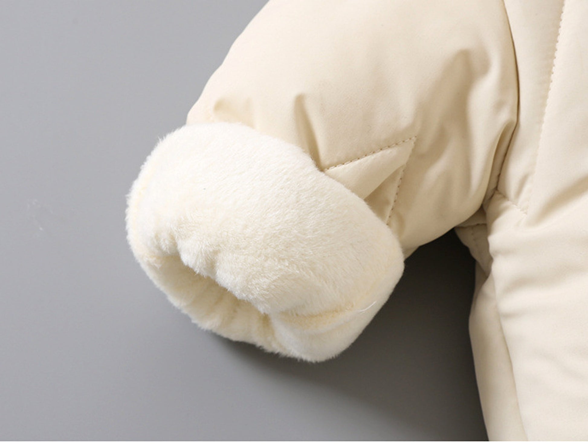 FrostNest™ – Padded Baby Winter Romper with Hat - enhanced image 7