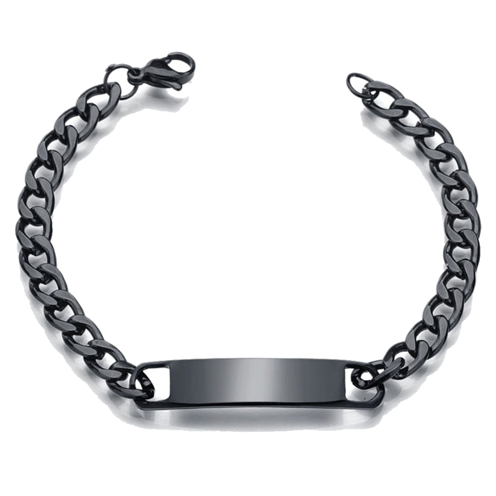 Personalized Engraved Titanium Steel Bracelet – Custom Name & Message Jewelry - enhanced image 7