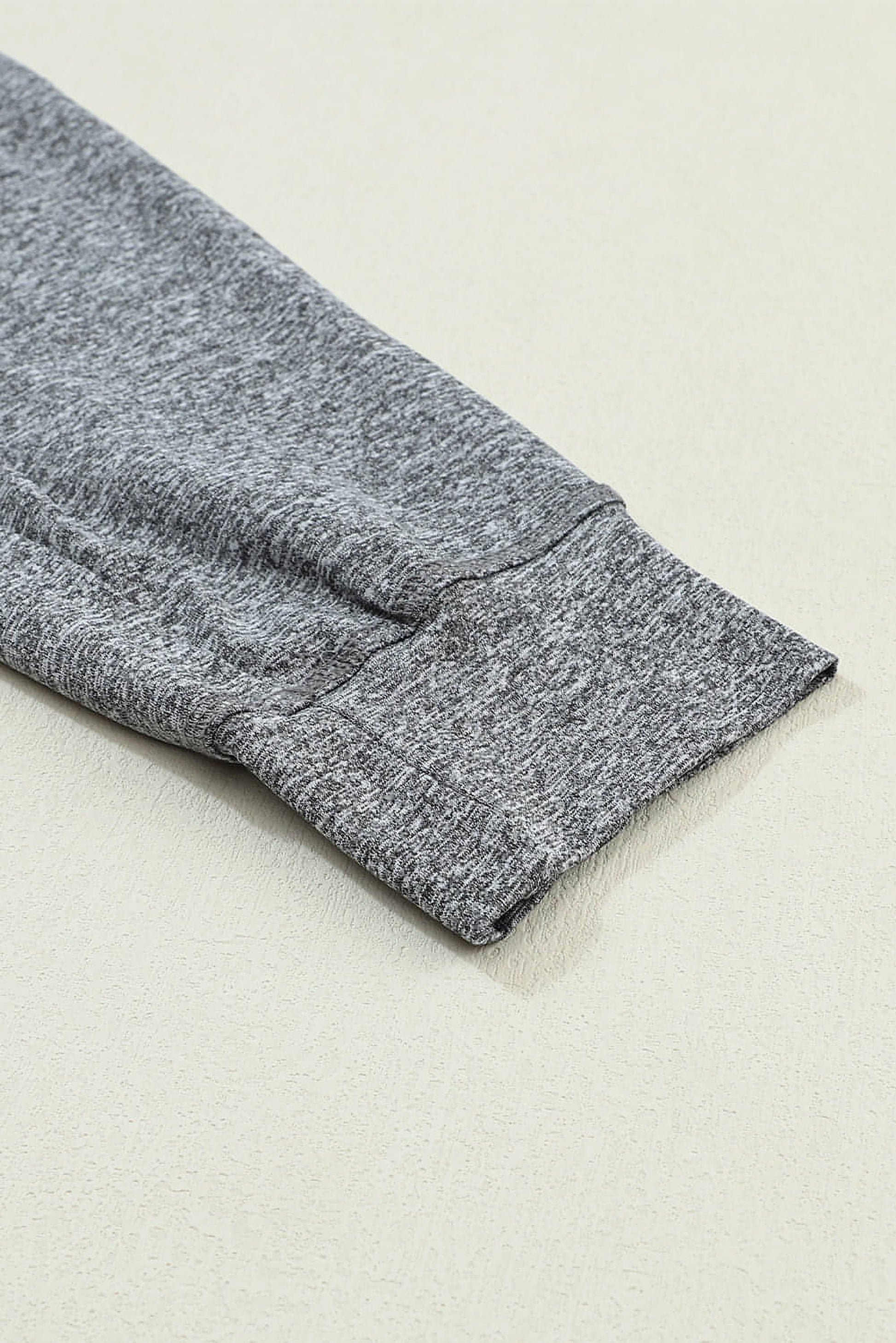 Gray Drawstring Waist Pocketed Joggers - enhanced image 7
