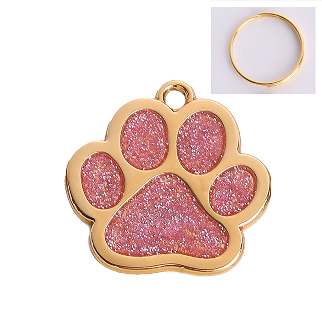 Paw Print Metal Keychain – Stylish & Durable Pet Lover Accessory - enhanced image 7