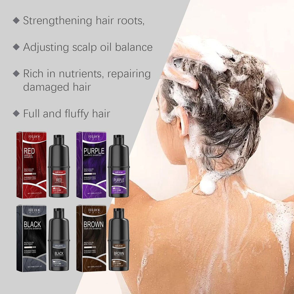 Herbal Color Care Shampoo | Nourishes & Shades | Soft & Lasting Color - enhanced image 7