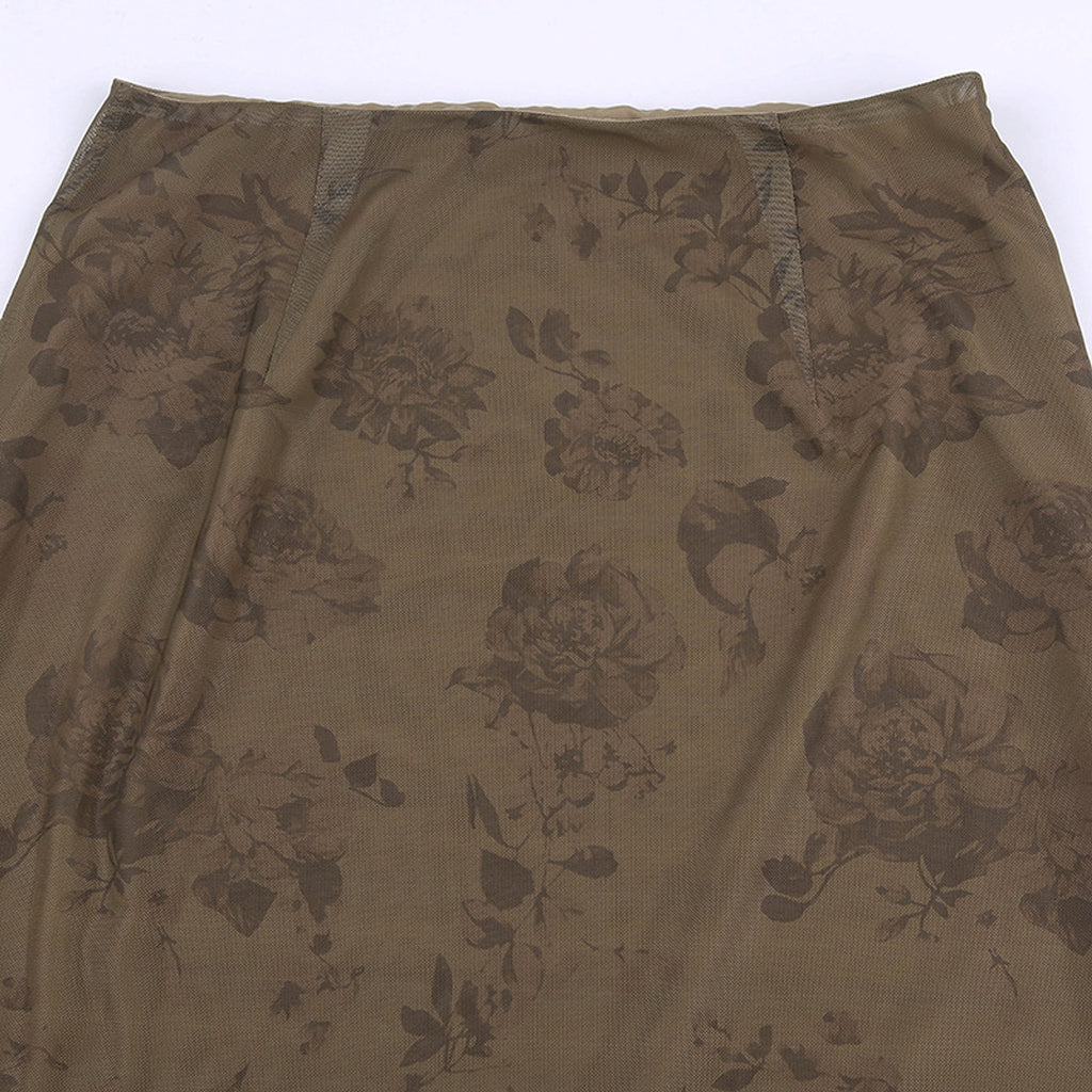 High Waist Slim Printed Street Style Casual Dress - enhanced image 7