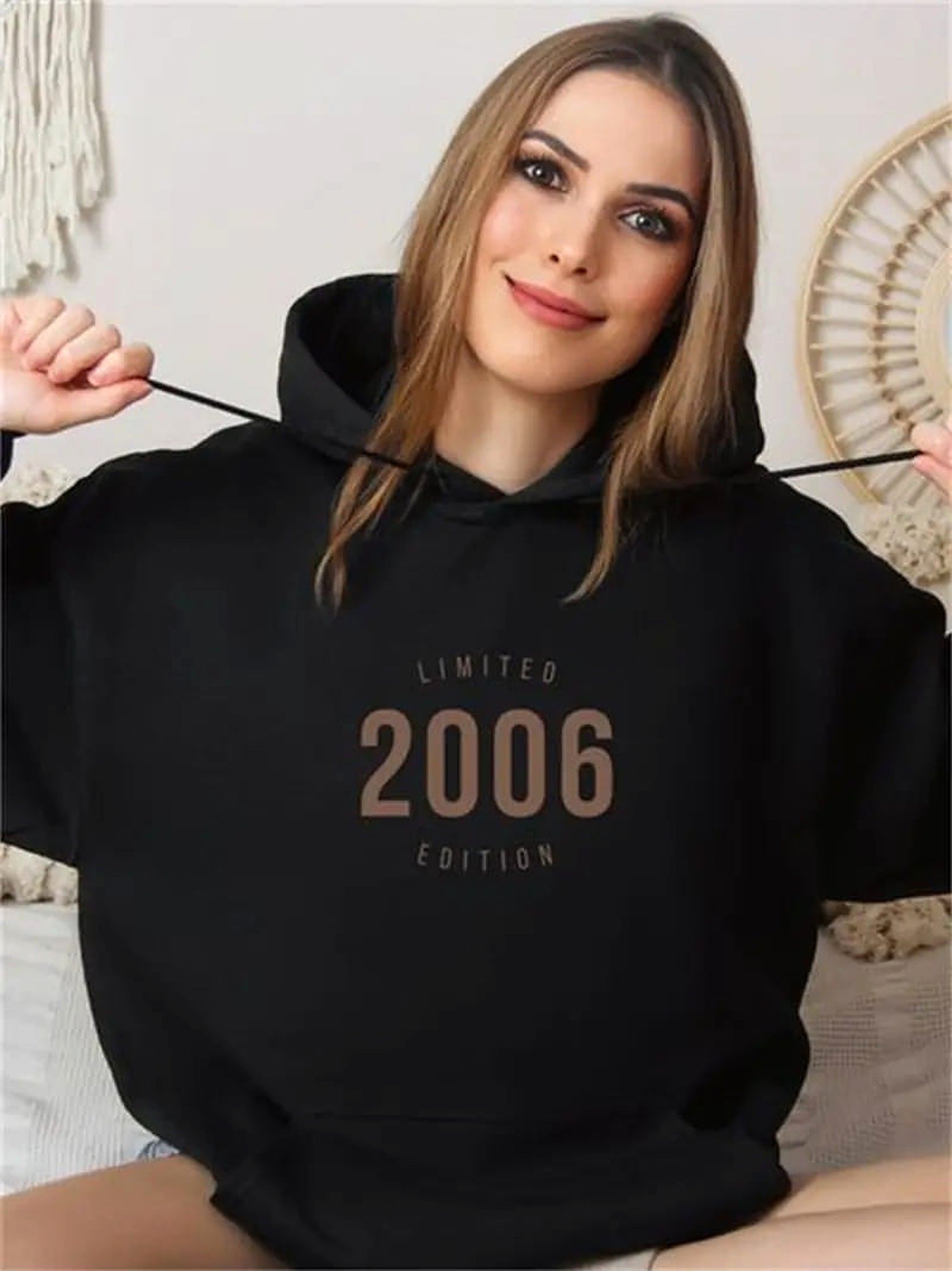 Men's Basic Pullover Hoodie – Soft Polyester Blend Streetwear - enhanced image 7