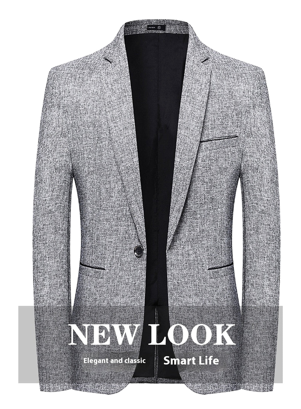 Korean-style Slim-fit Single Row One Button Small Business Suit Coat - enhanced image 7