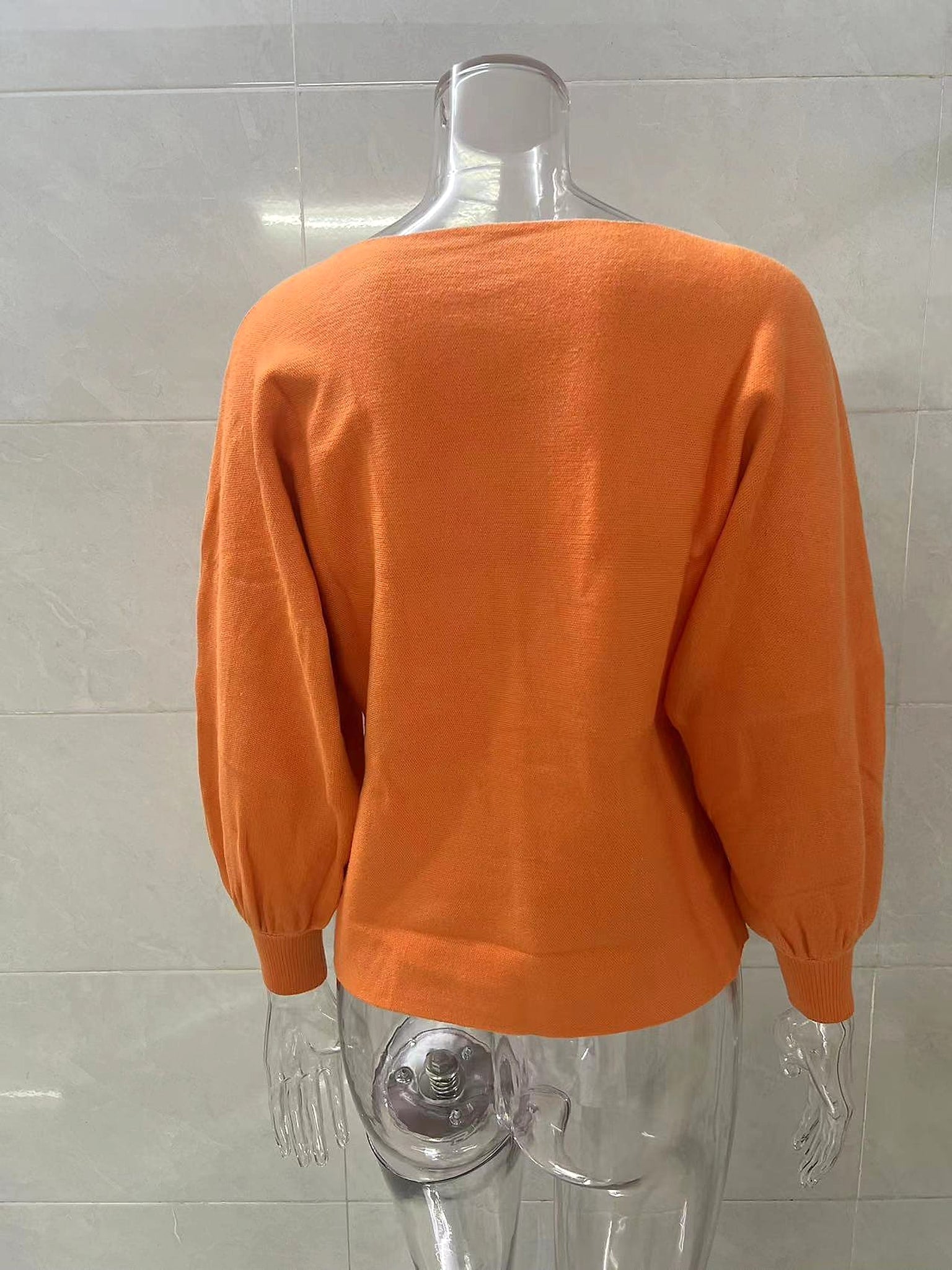 Loose Pullover Knitting Sweater Women - enhanced image 7