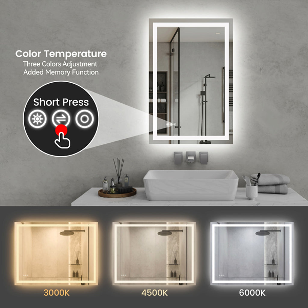 LuneluX_Home – Lumière LED Mirror (24" x 36") - enhanced image 7