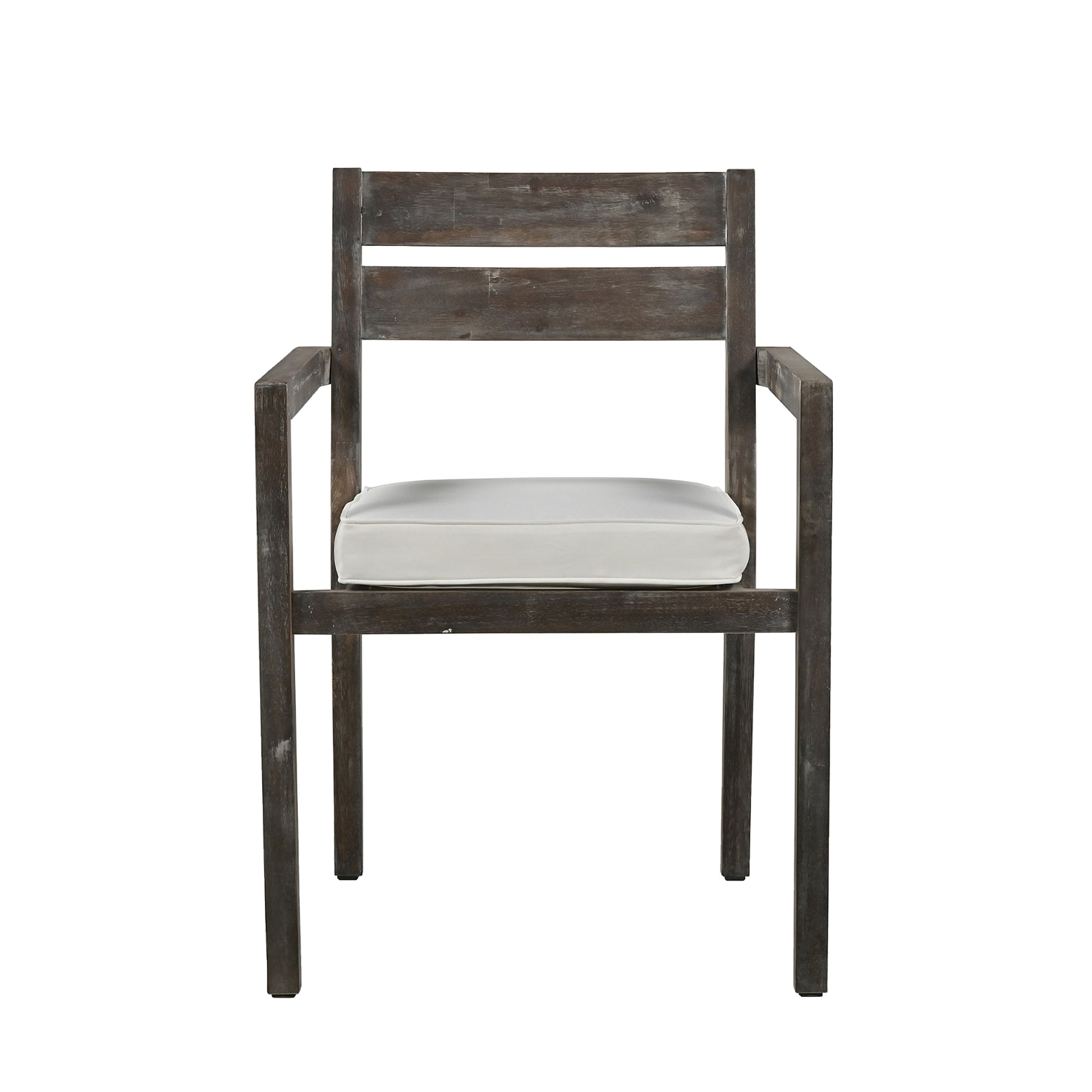 LuneluX_Home - Premium Hardwood Style Outdoor Dining Set (Grey, 6-Seater) - enhanced image 7