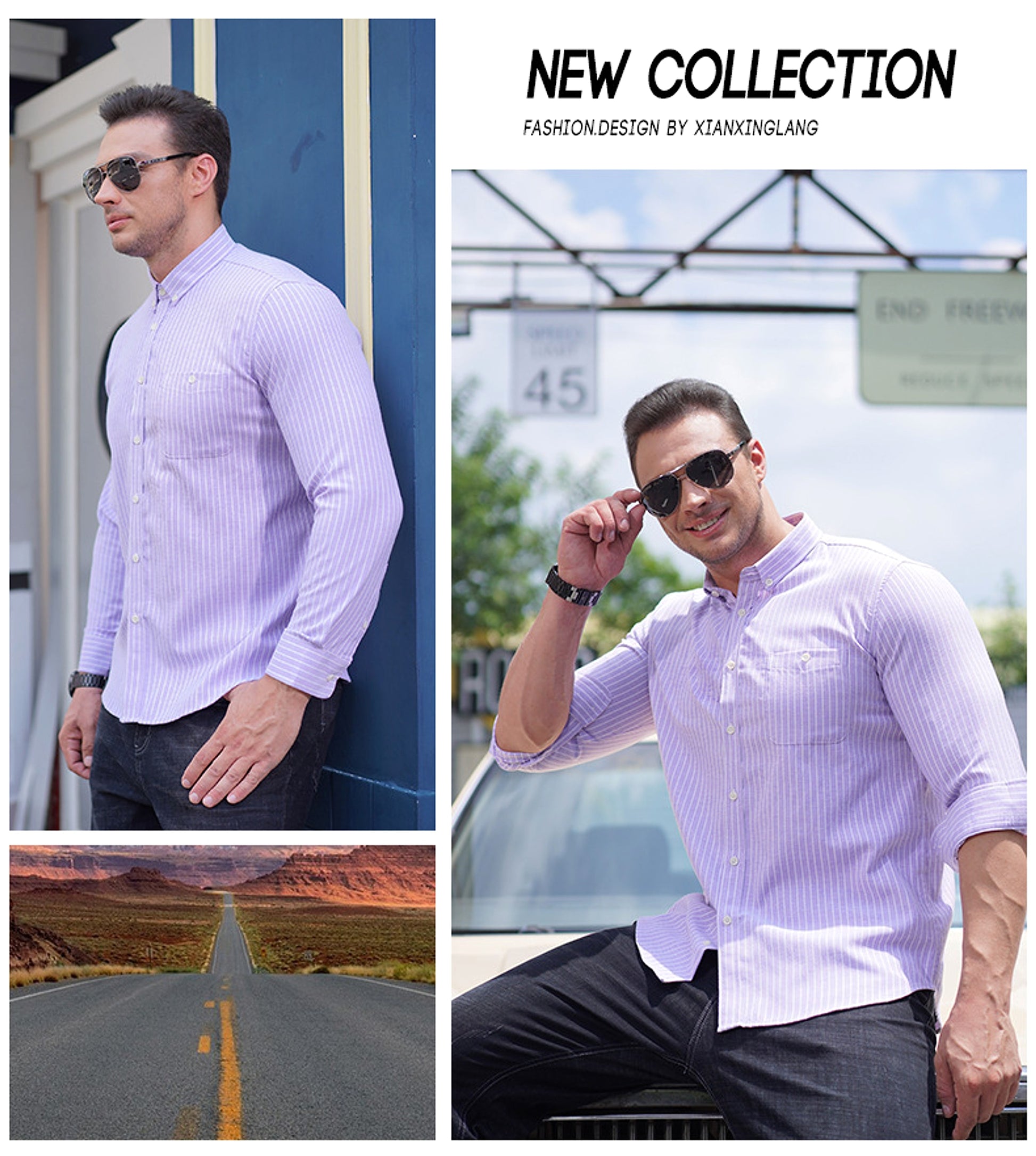 Men Business Trends Cotton Long Sleeve DressShirt - enhanced image 7