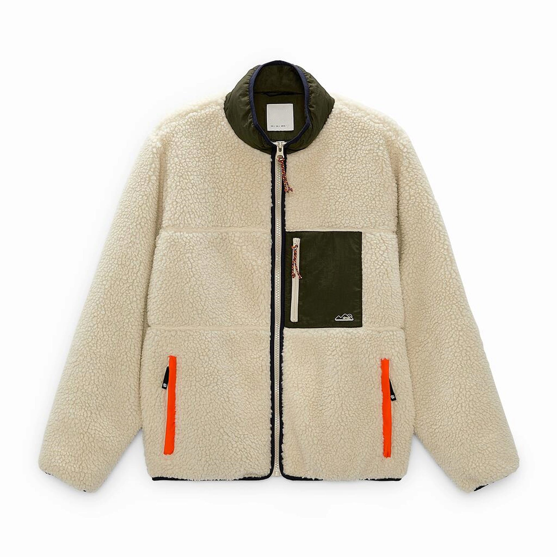 Men's Autumn And Winter Stitching Fleece Jacket Coat - enhanced image 7