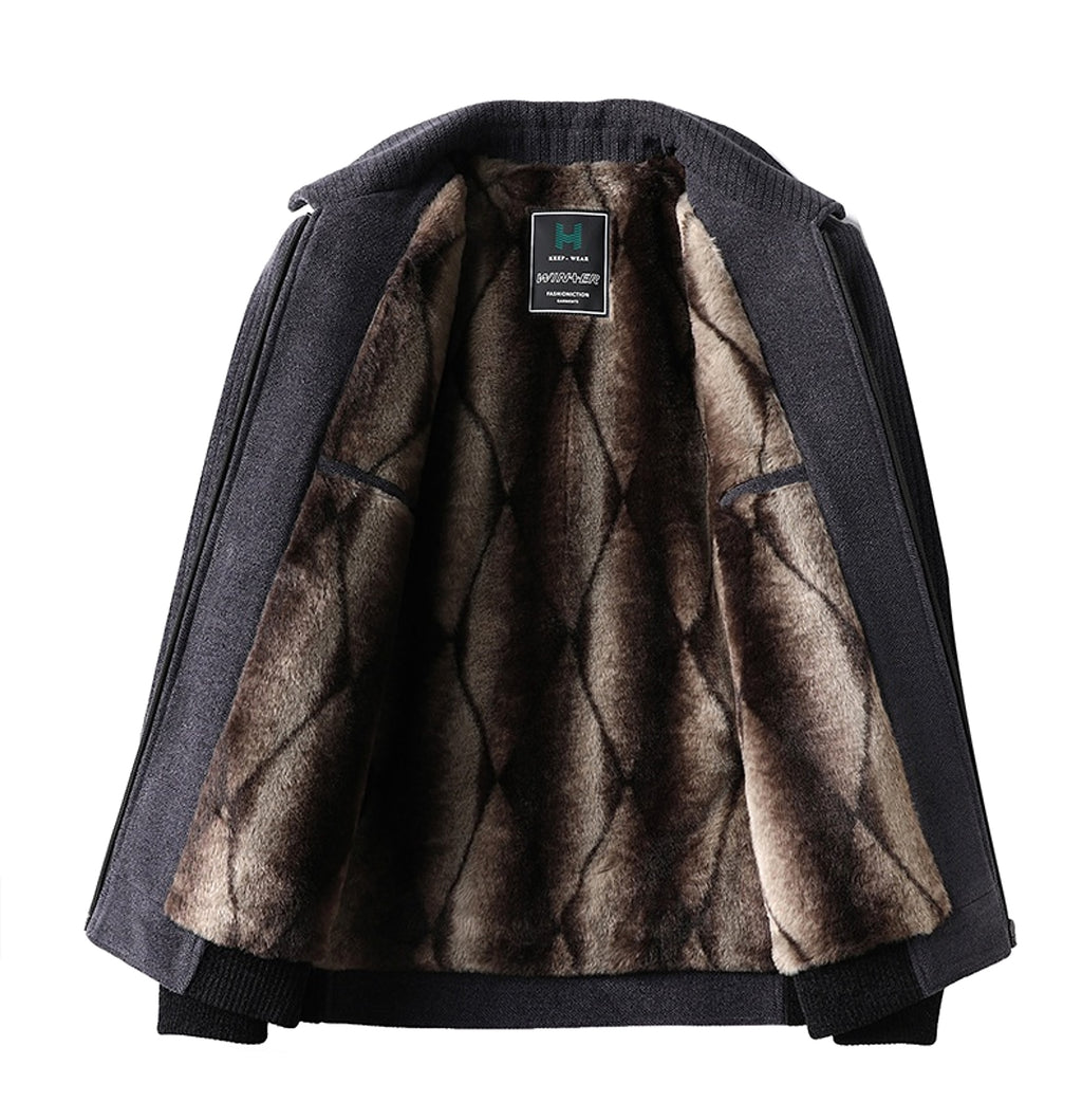 IronWool™ Padded Velvet Coat – Haute Homme Edition - enhanced image 7