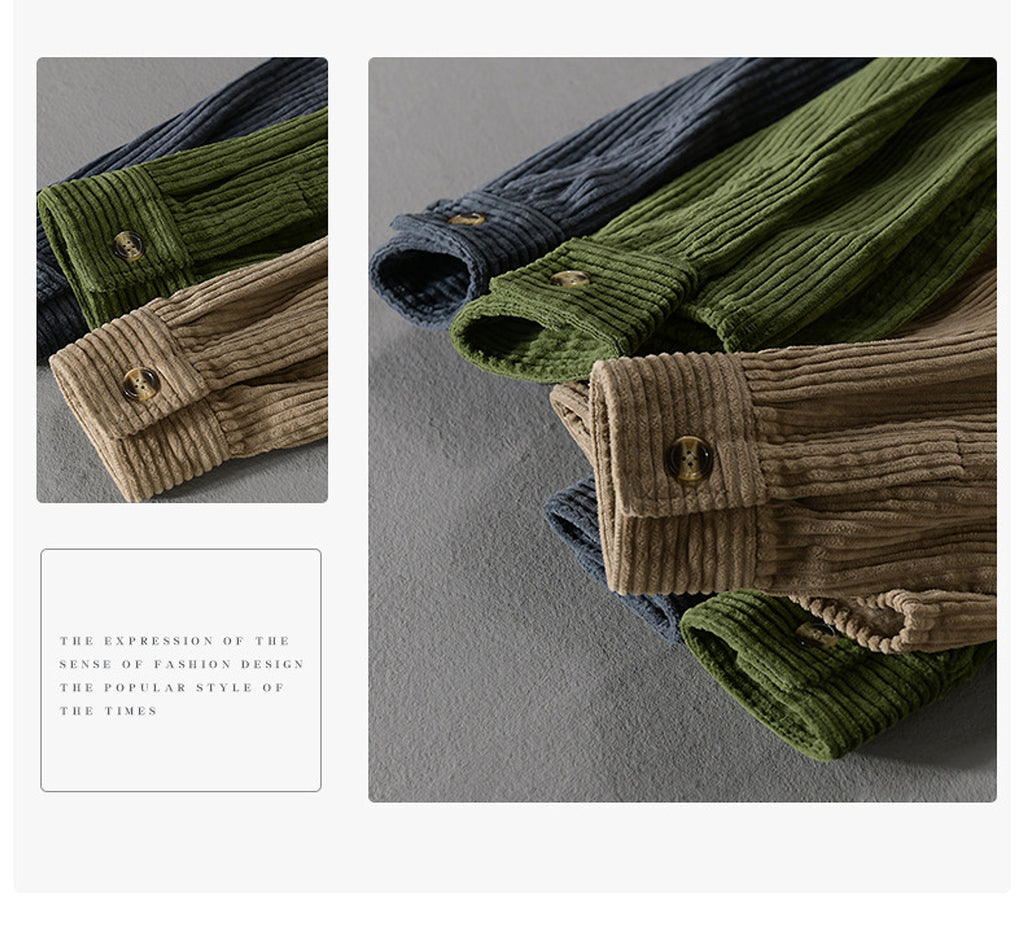 VelvEdge™ – Heavy Corduroy Overshirt Jacket - enhanced image 7