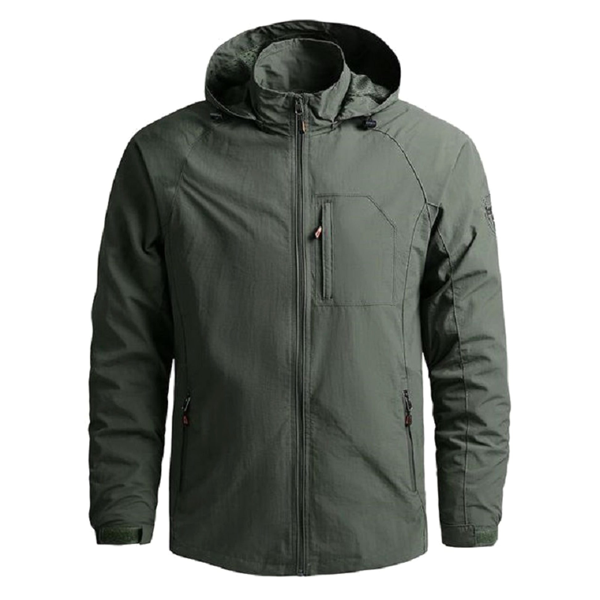 Men's Fashion Solid Color Single Outdoor Jacket - enhanced image 7