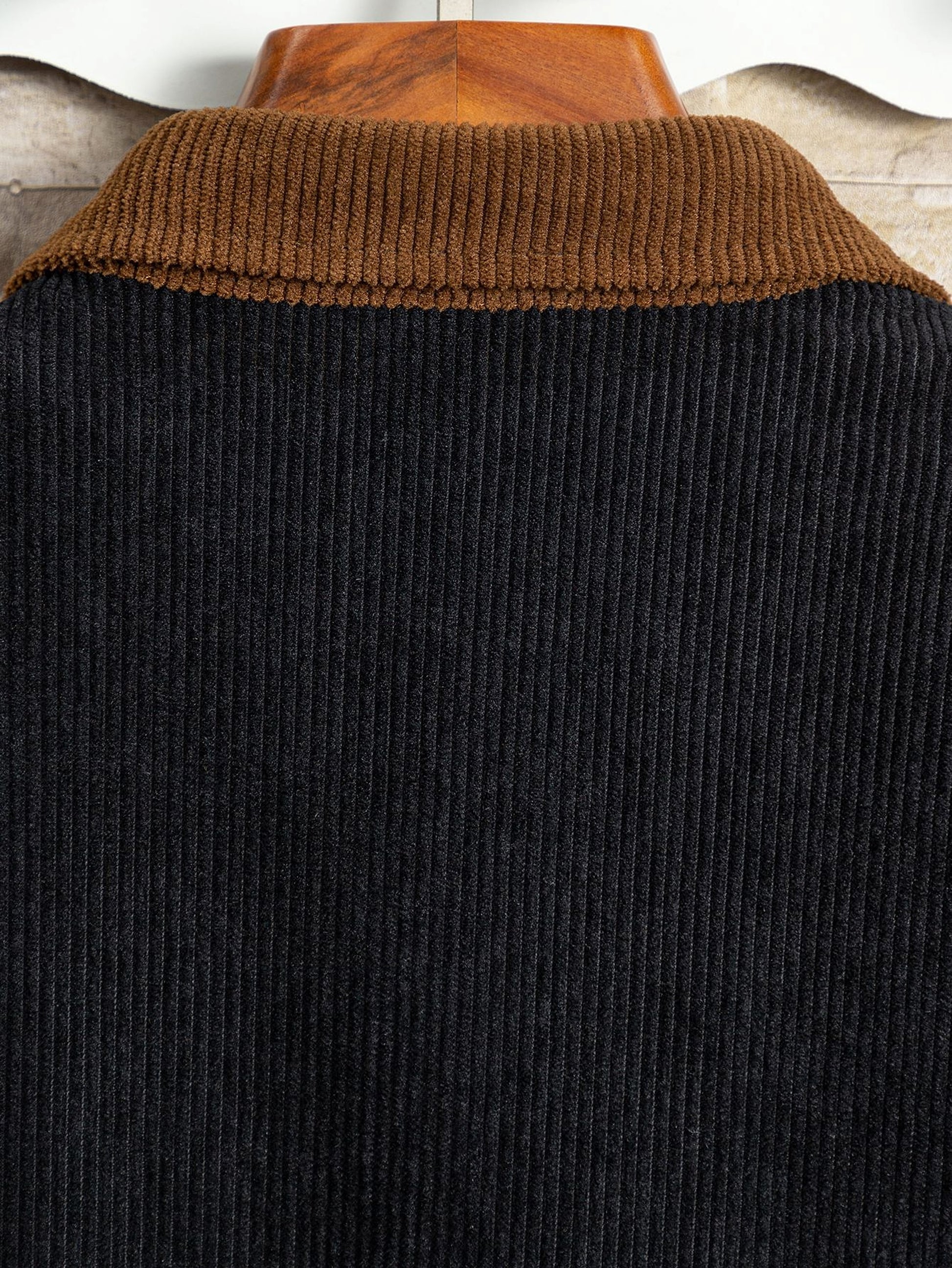 Men's Leisure Corduroy Long Sleeve Pocket DressShirt - enhanced image 7