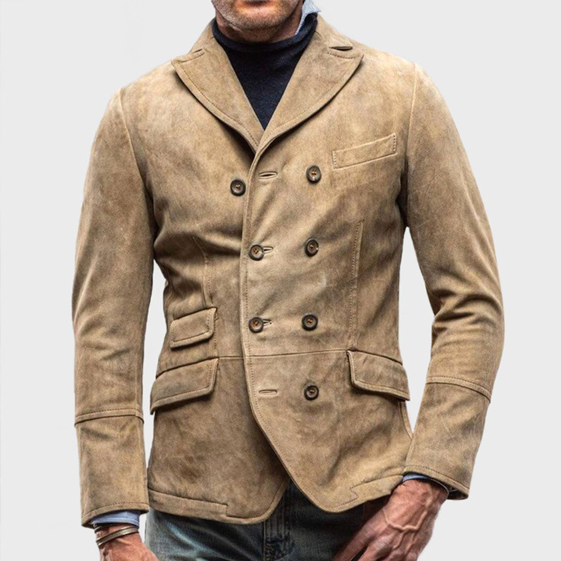 Men's Retro Casual Jacket Men's Jacket - enhanced image 7