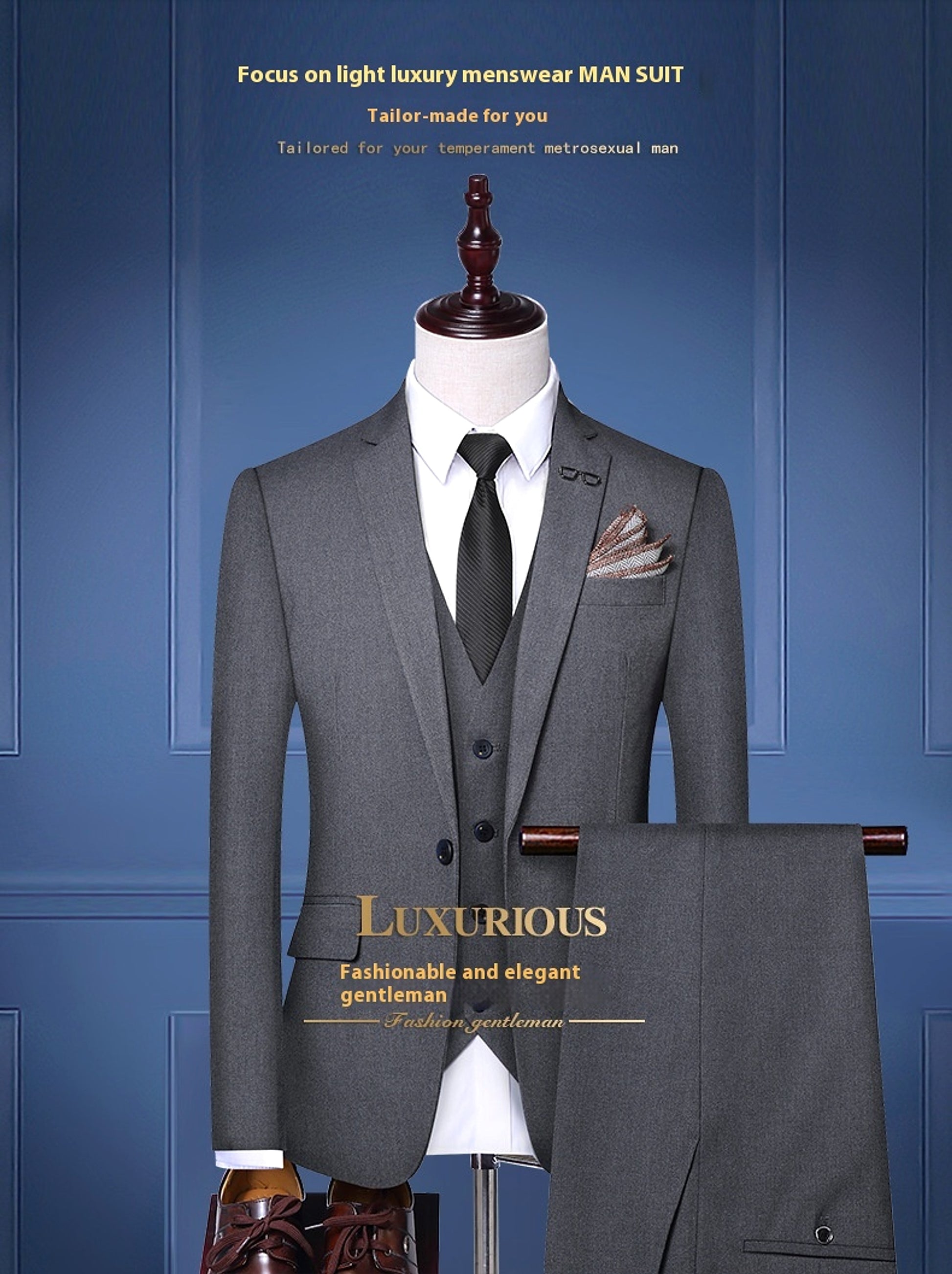 CavalierClass™ – 3PC Men's Banquet Suit Set - enhanced image 7