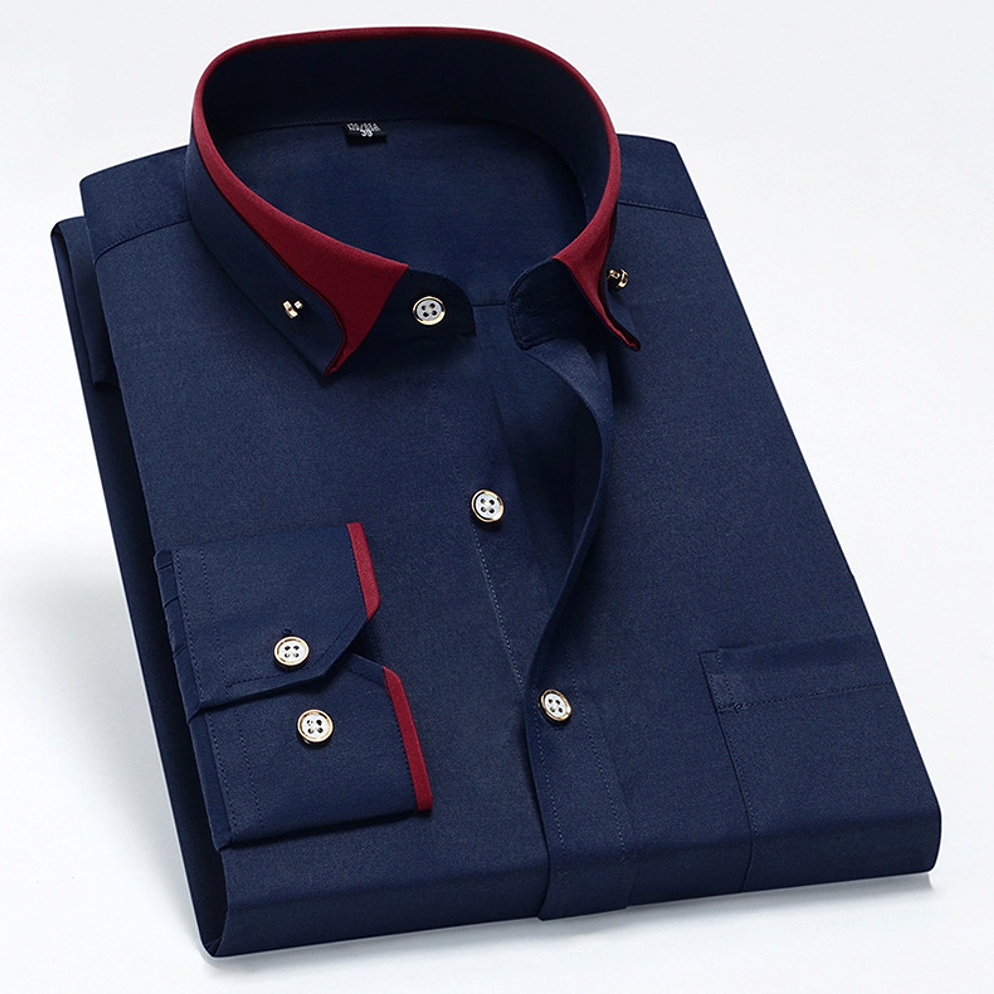 Men's Stretch Long Sleeve DressShirt Casual And Comfortable Non-ironing - enhanced image 7