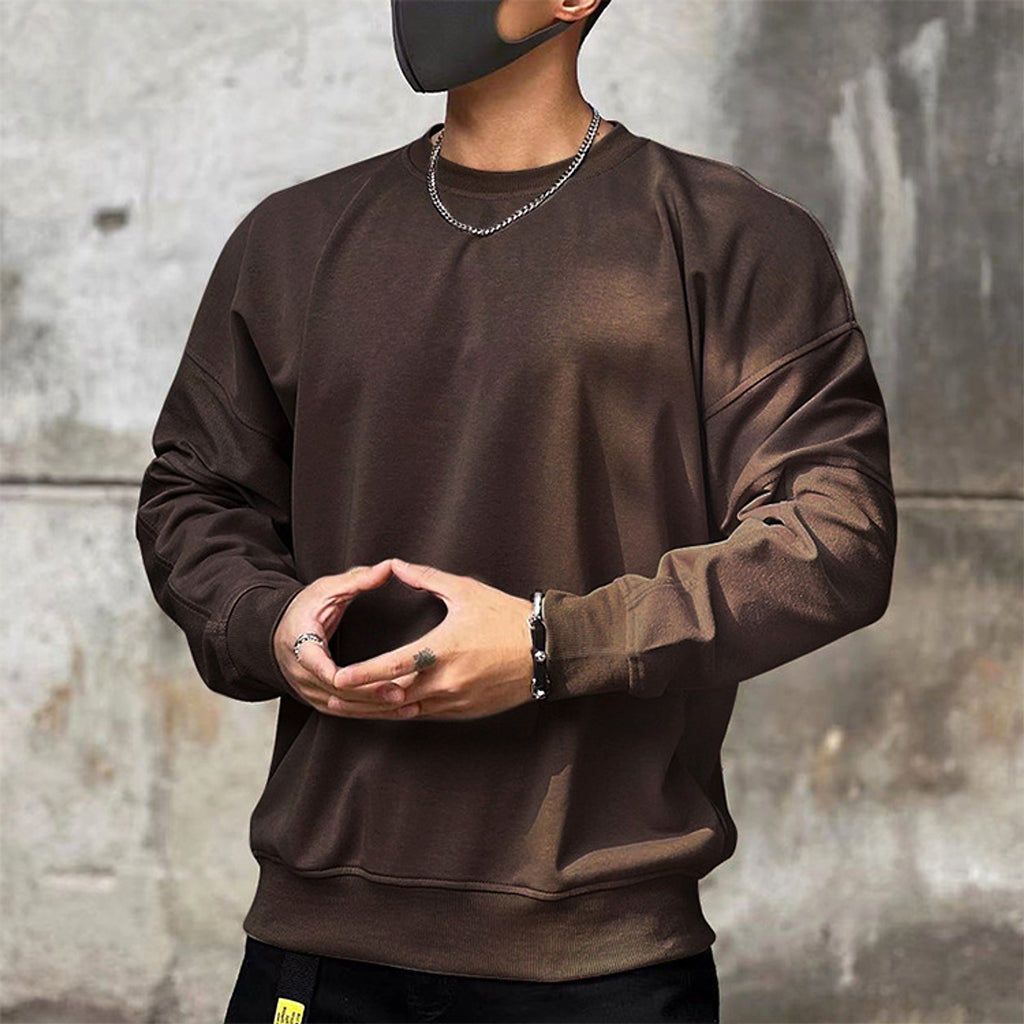 Men's Sweater Wear Loose Plus Size Terry - enhanced image 7