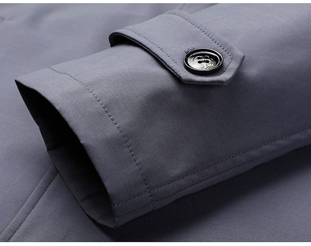 UrbanLayer™ – Mid-Length Trench Coat for Men - enhanced image 7