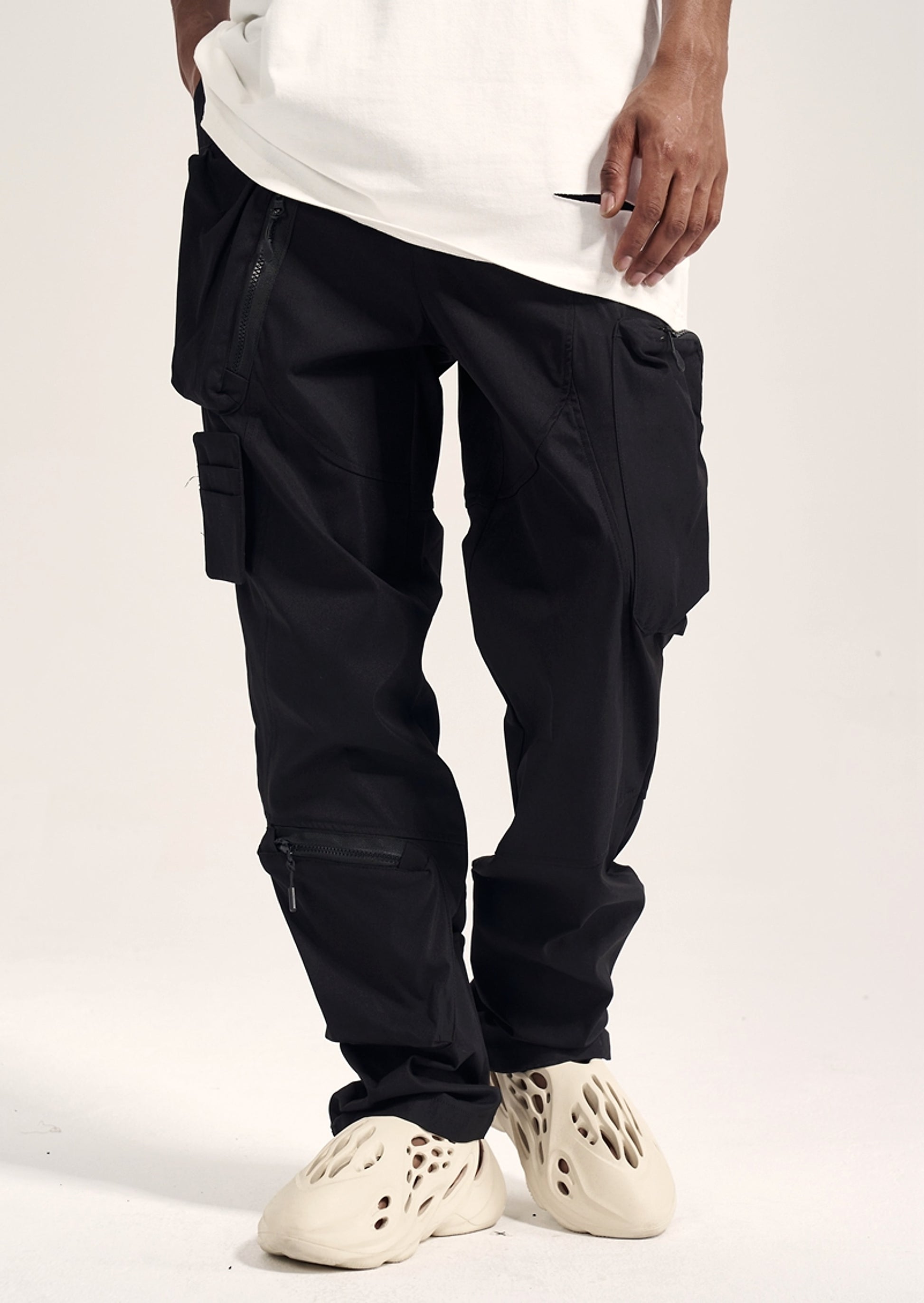 Multi-pocket Hook And Loop Chaopai Sports Casual Pants Men - enhanced image 7