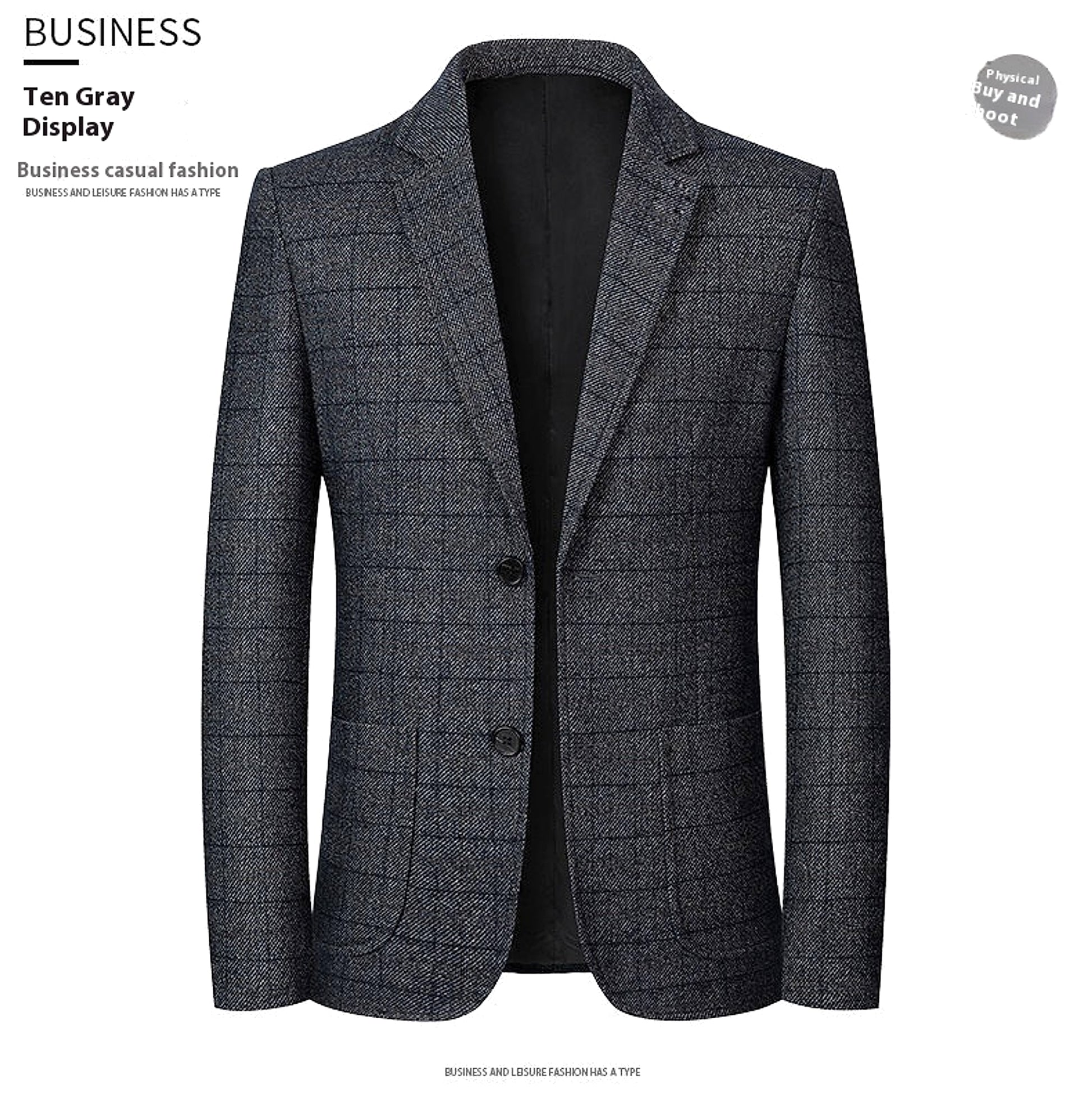 ModernoForm™ – Mid-Age Suit Top for Men - enhanced image 7