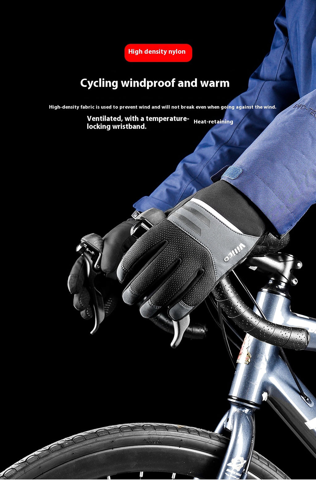 Outdoor Non-slip Cold Velvet Wear-resistant Gloves - enhanced image 7
