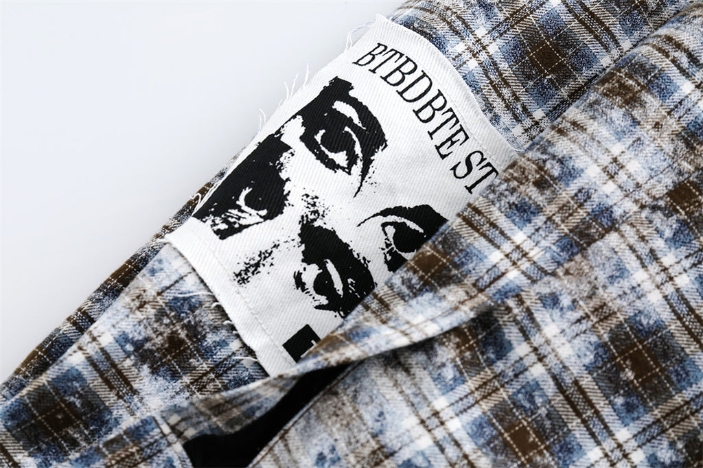 Plaid DressShirt For Women - enhanced image 7